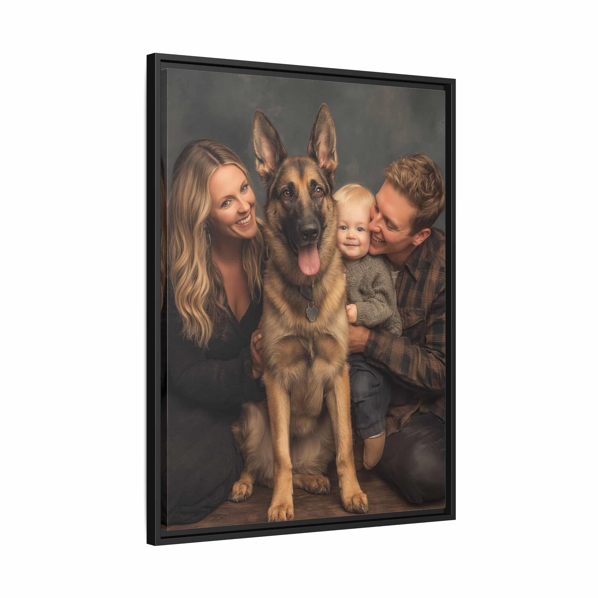 Personalized Framed Family Canvas Wall Art Vertical Multiple Sizes Available - Image 26
