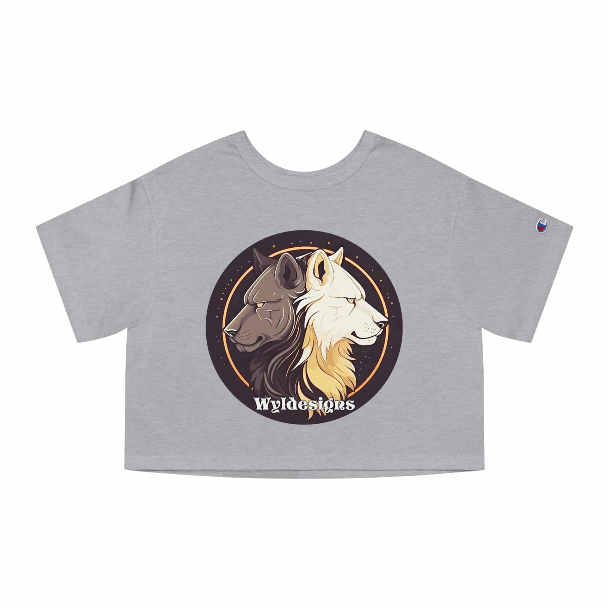 Wyldesigns Logo Champion Women's Heritage Cropped T-Shirt - Image 10