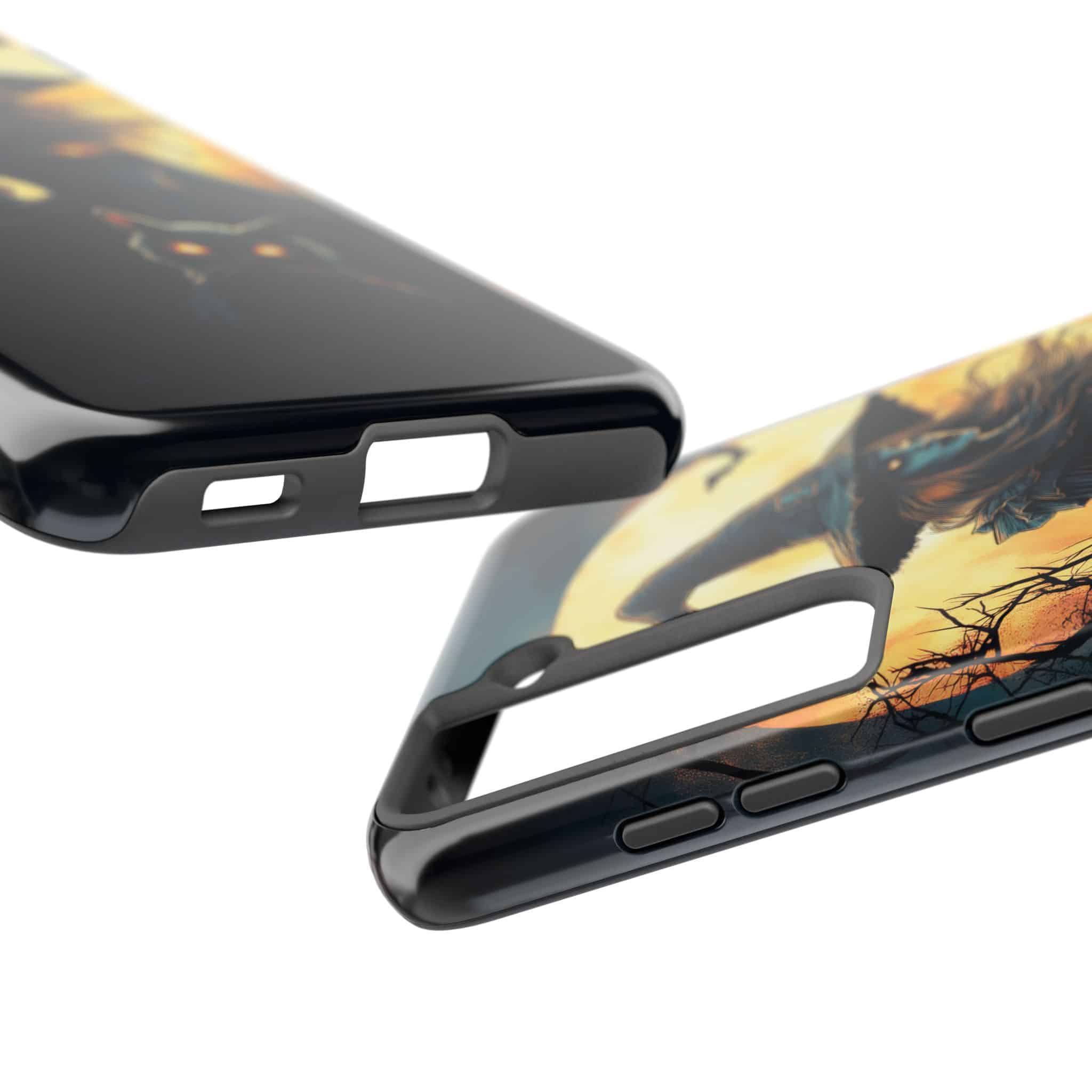 Witch With Black Cat By Moonlight #MJ-W002 Samsung S21, S22, S23, & S24 Tough Phone Cases - Image 15
