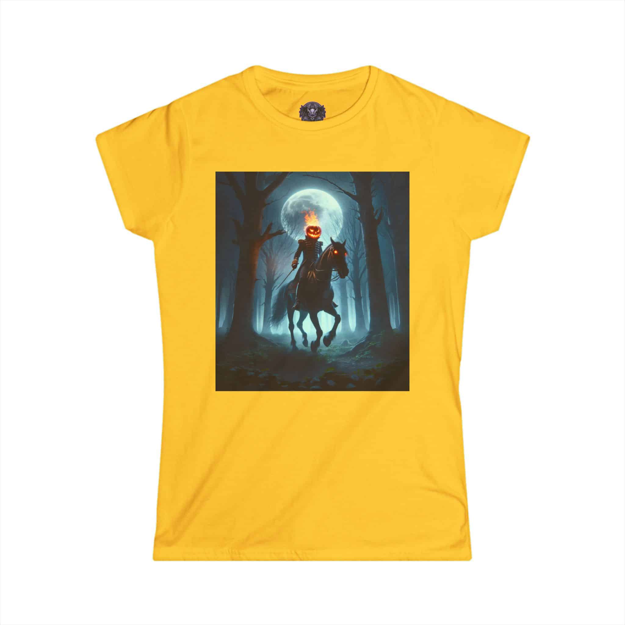 Headless Horseman Of Sleepy Hollow #DZ-HH-003 Women's Softstyle Tee - Image 10