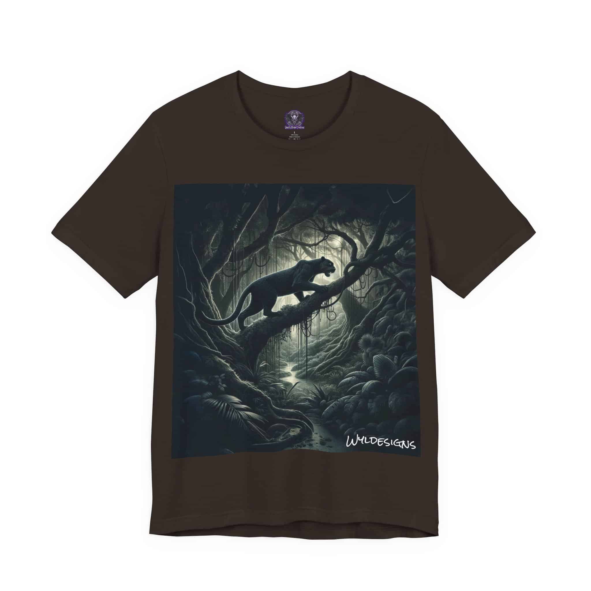 Black Panther WD-D002 By Wyldesigns Unisex Jersey Short Sleeve Tee - Image 7
