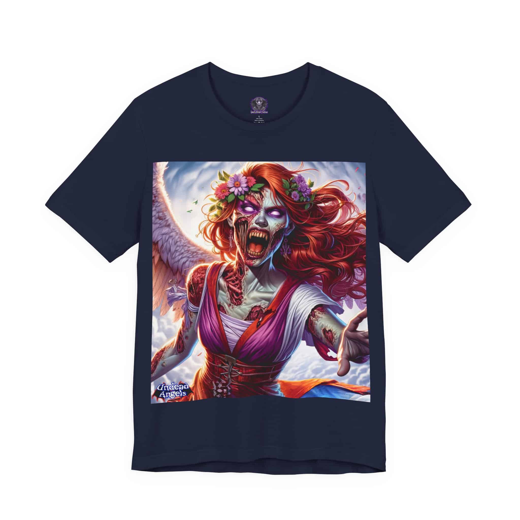 Scarlet Undead Angels Zombie Cupid #DSZ-004C Unisex Jersey Short Sleeve Tee - Image 15