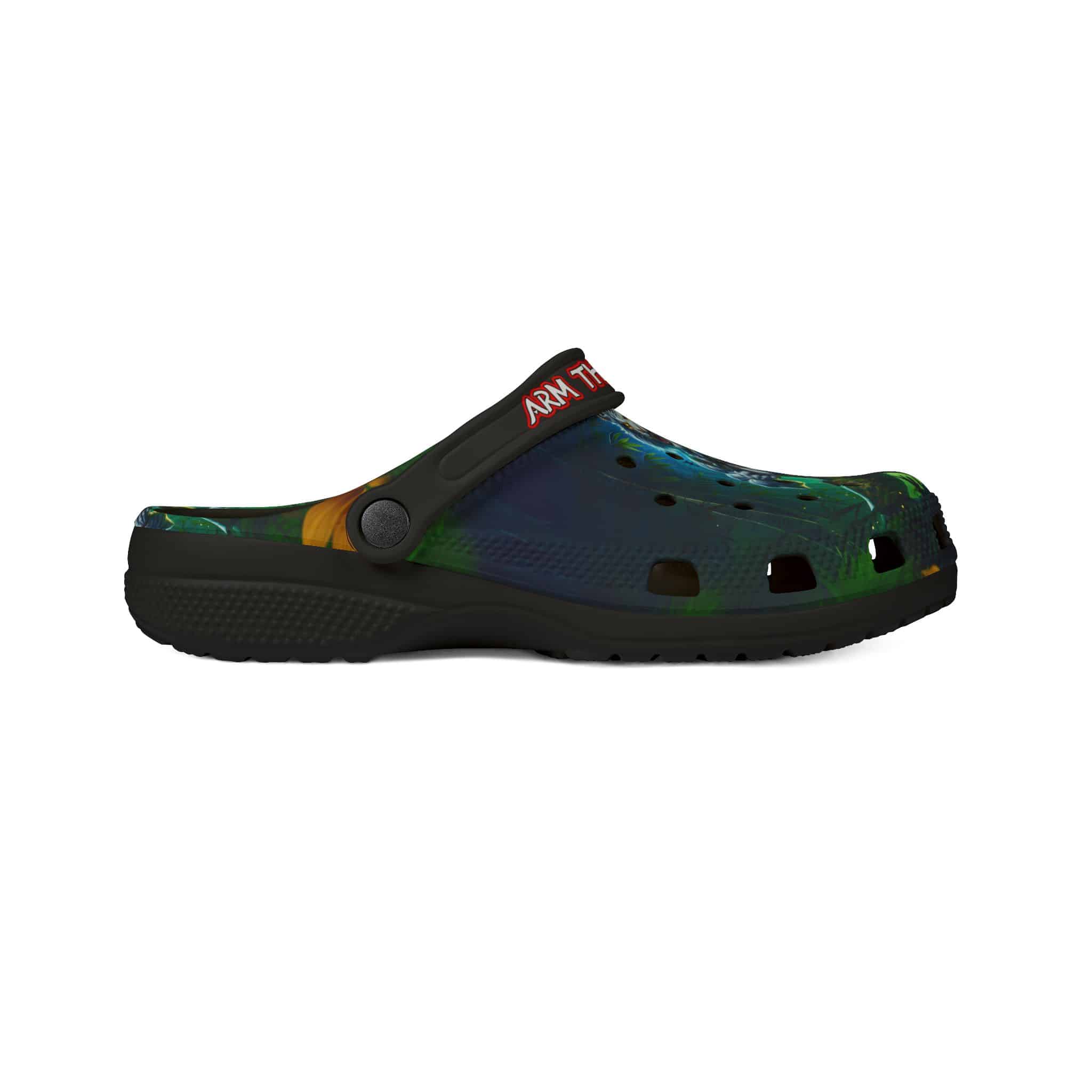 Clog Shoes - Arm The Animals: Commando Tiger #AA-D-WT003 Design - Image 7
