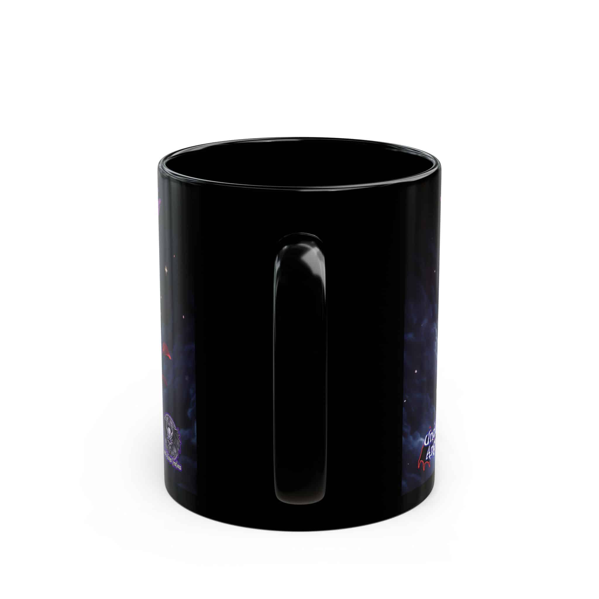 Scarlet Undead Angels Zombie Cupid #DSZ-004L Black Mug (11oz, 15oz) - Image 4
