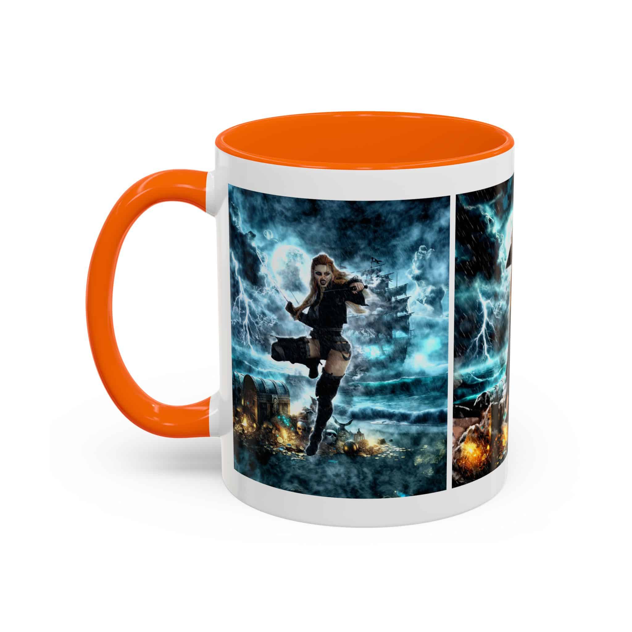 Rusila Undead Angel Vampire Pirate V2 Accent Coffee Mug (11, 15oz) - Image 43