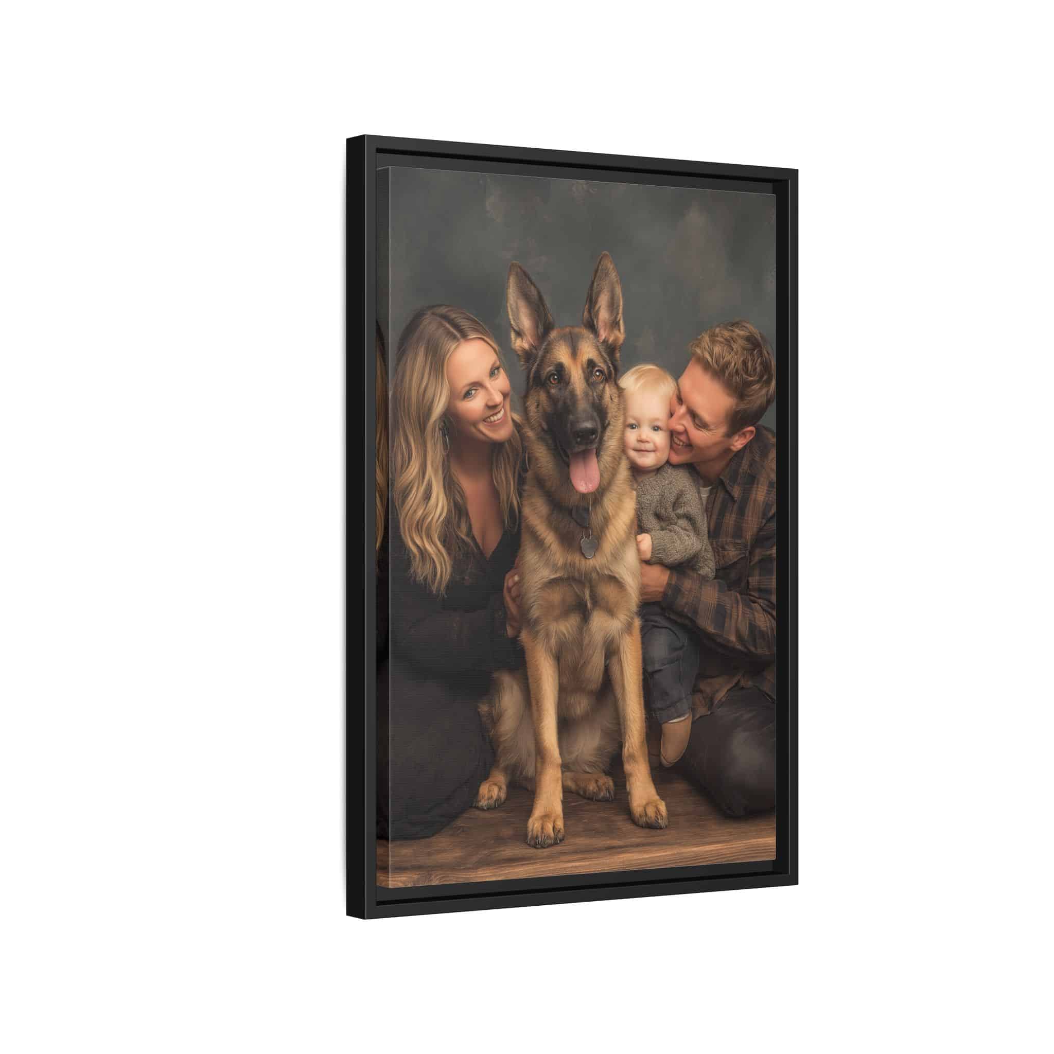 Personalized Framed Family Canvas Wall Art Vertical Multiple Sizes Available - Image 158