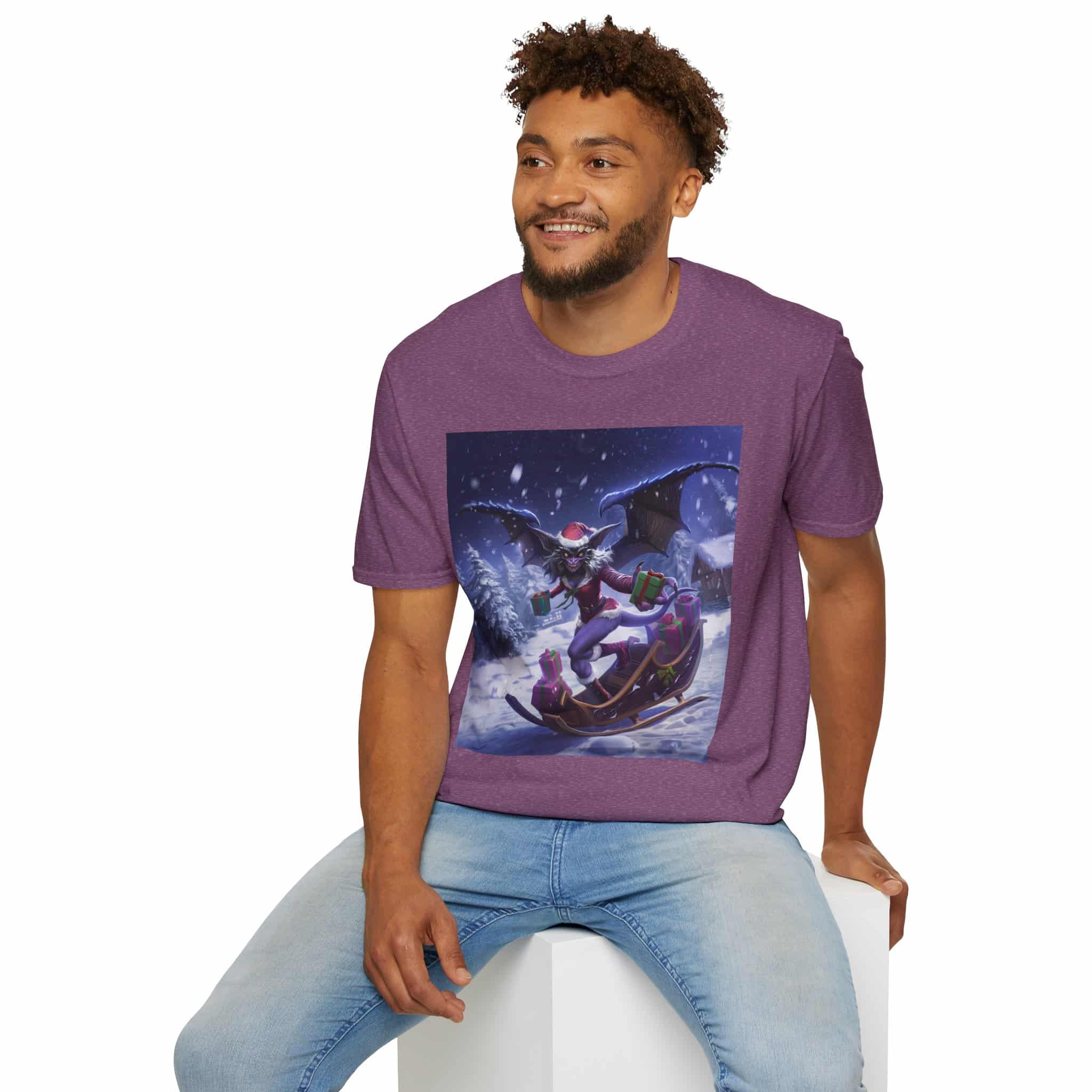 Gift Giving Gremlin Elf I Unisex T-Shirt Christmas - Image 69