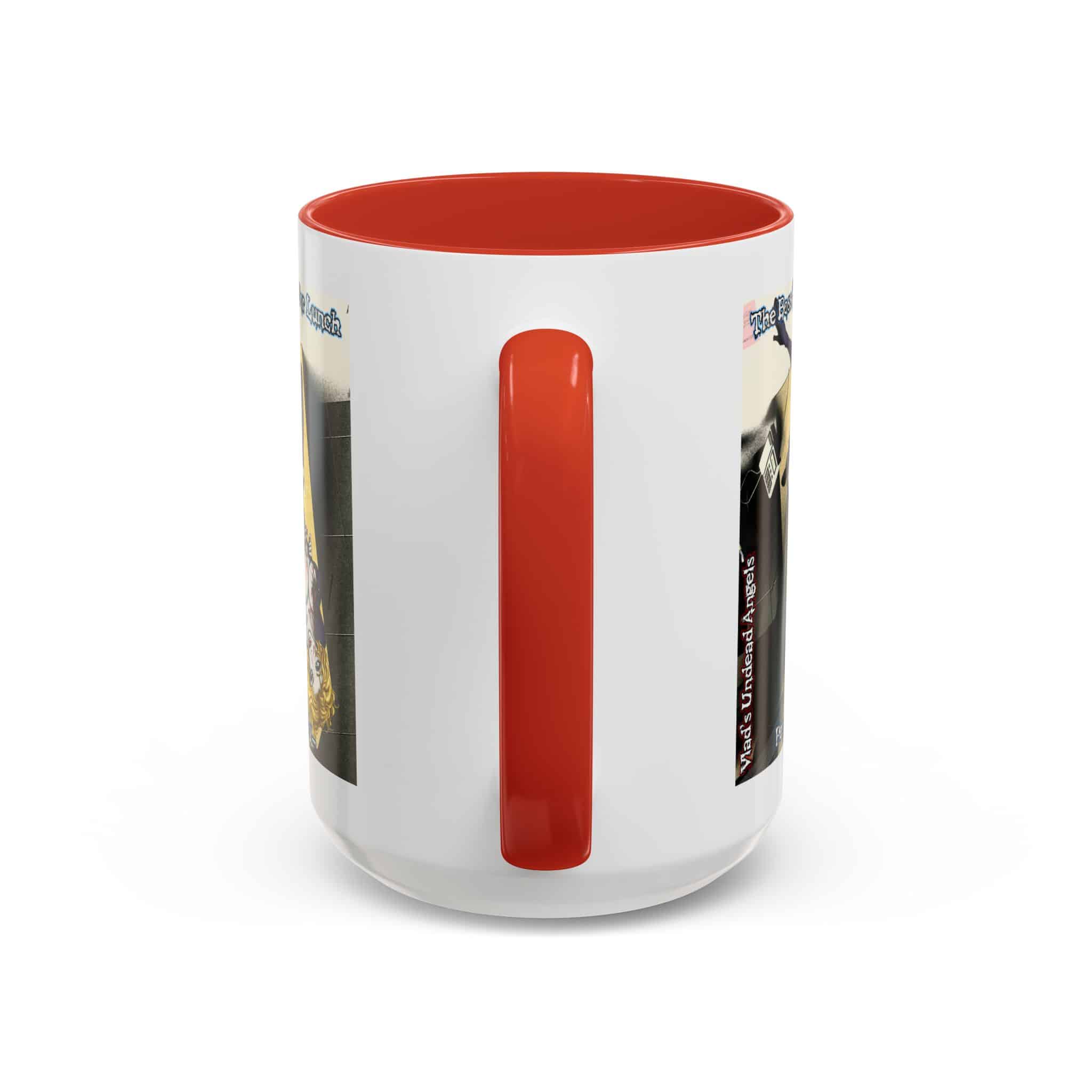 Jennifer Undead Angel Zombie Secretary – Classic Art w/Text Accent Coffee Mug (11, 15oz) - Image 36