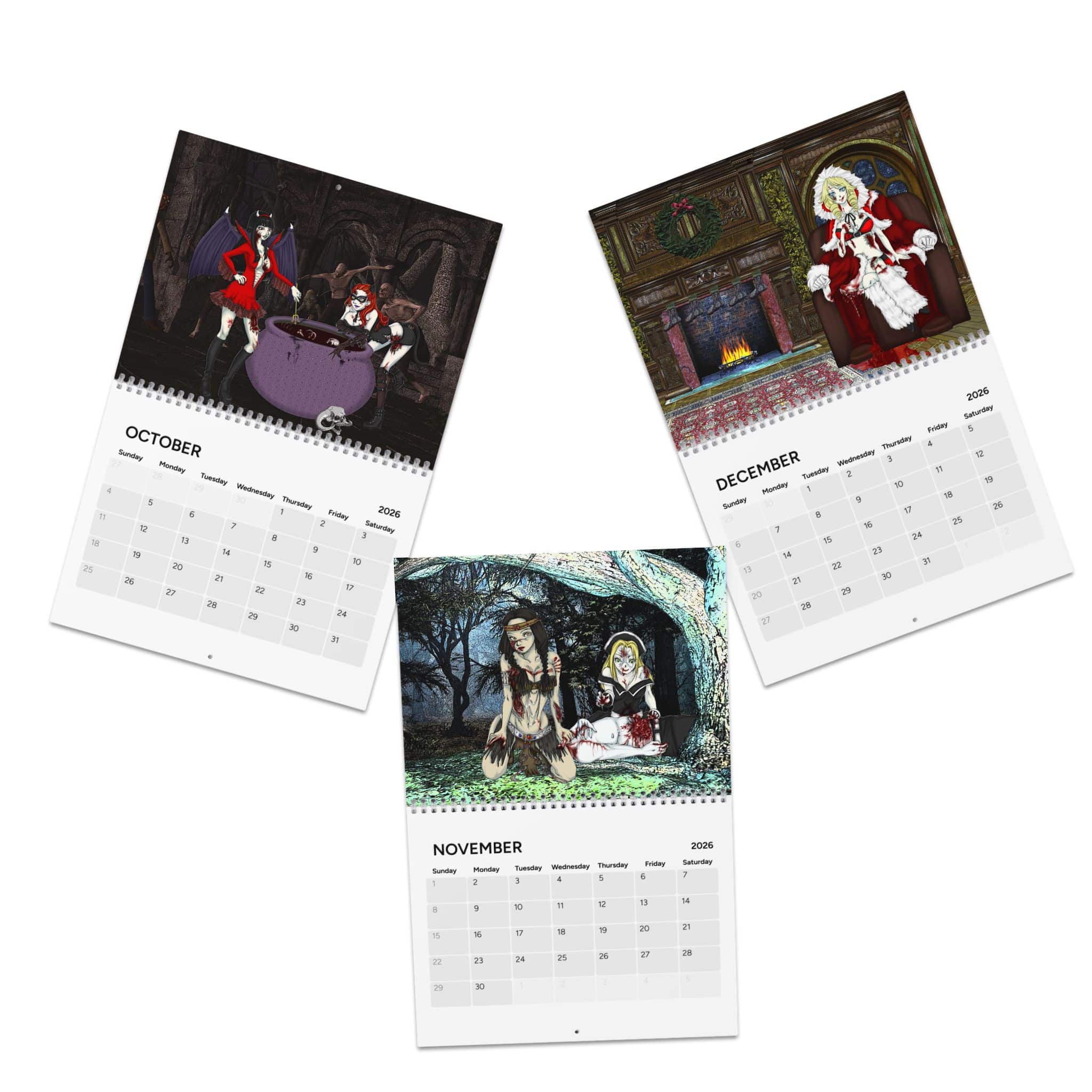 Vlad's Undead Angels 2026 Calendar - Anniversary Edition - Image 6