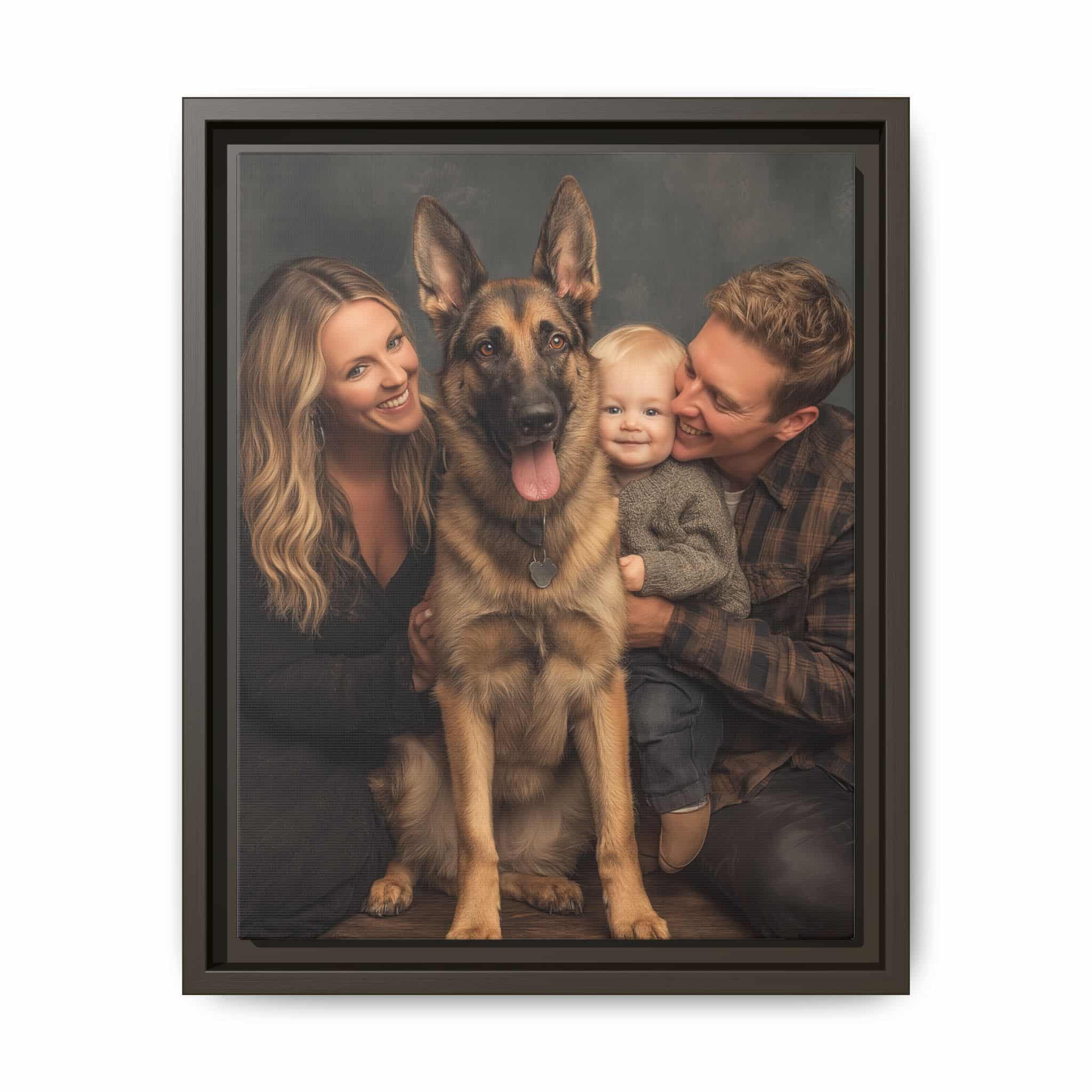 Personalized Framed Family Canvas Wall Art Vertical Multiple Sizes Available - Image 45
