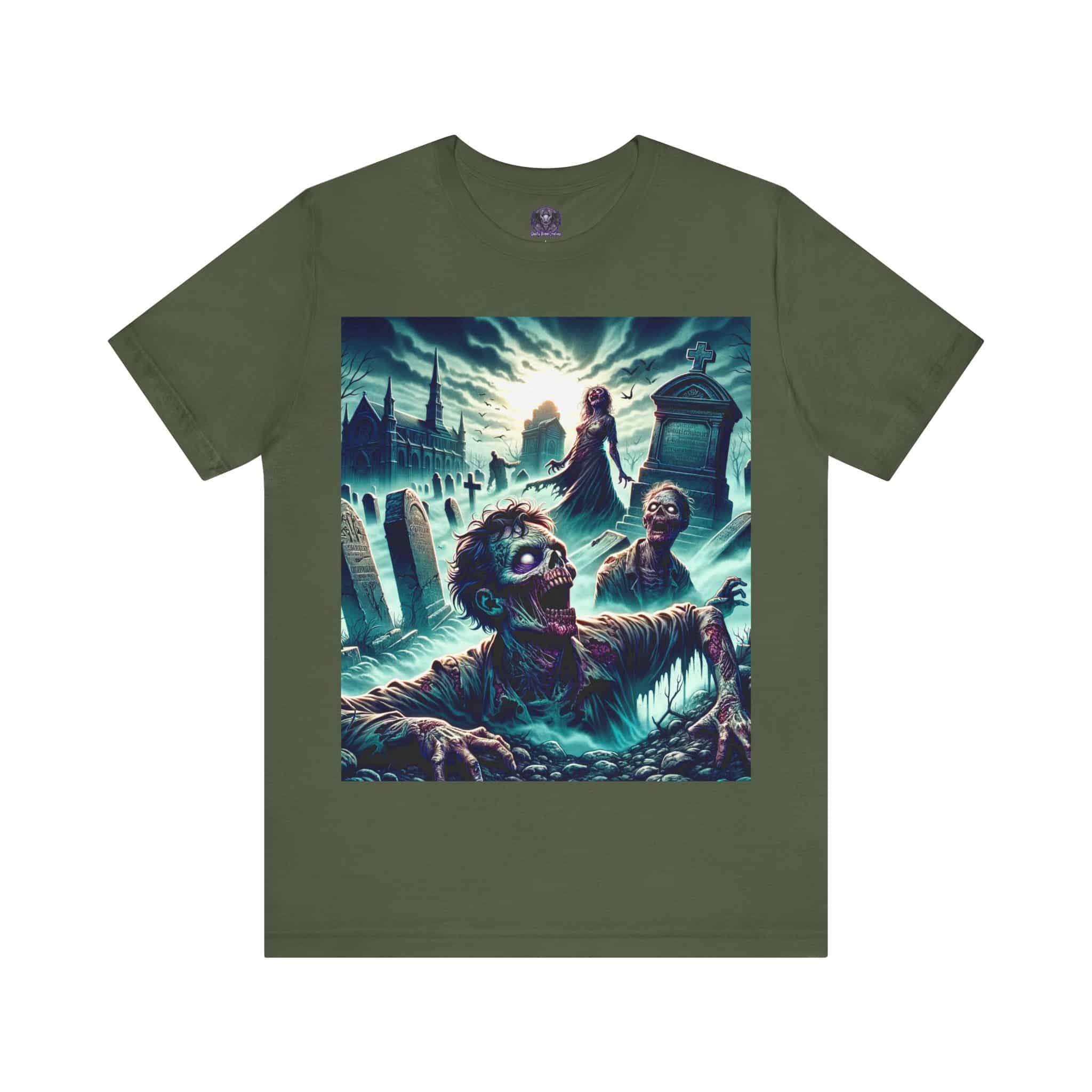 Zombies Emerge #DZ-003 Unisex Jersey Short Sleeve Tee - Image 45
