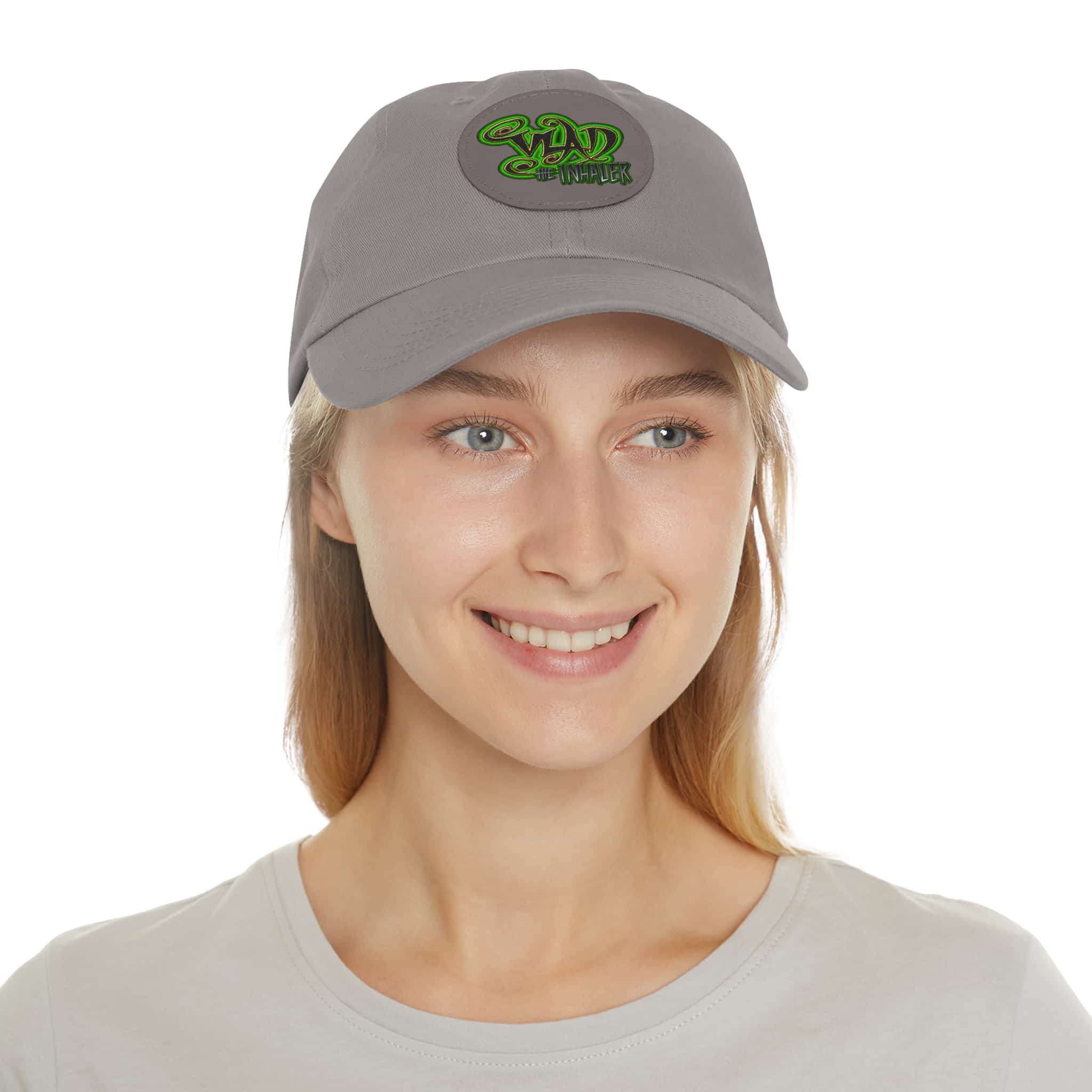 Vlad The Inhaler Band Artistic Round Leather Patch Dad Hat - Stylish Casual Cap - Image 109