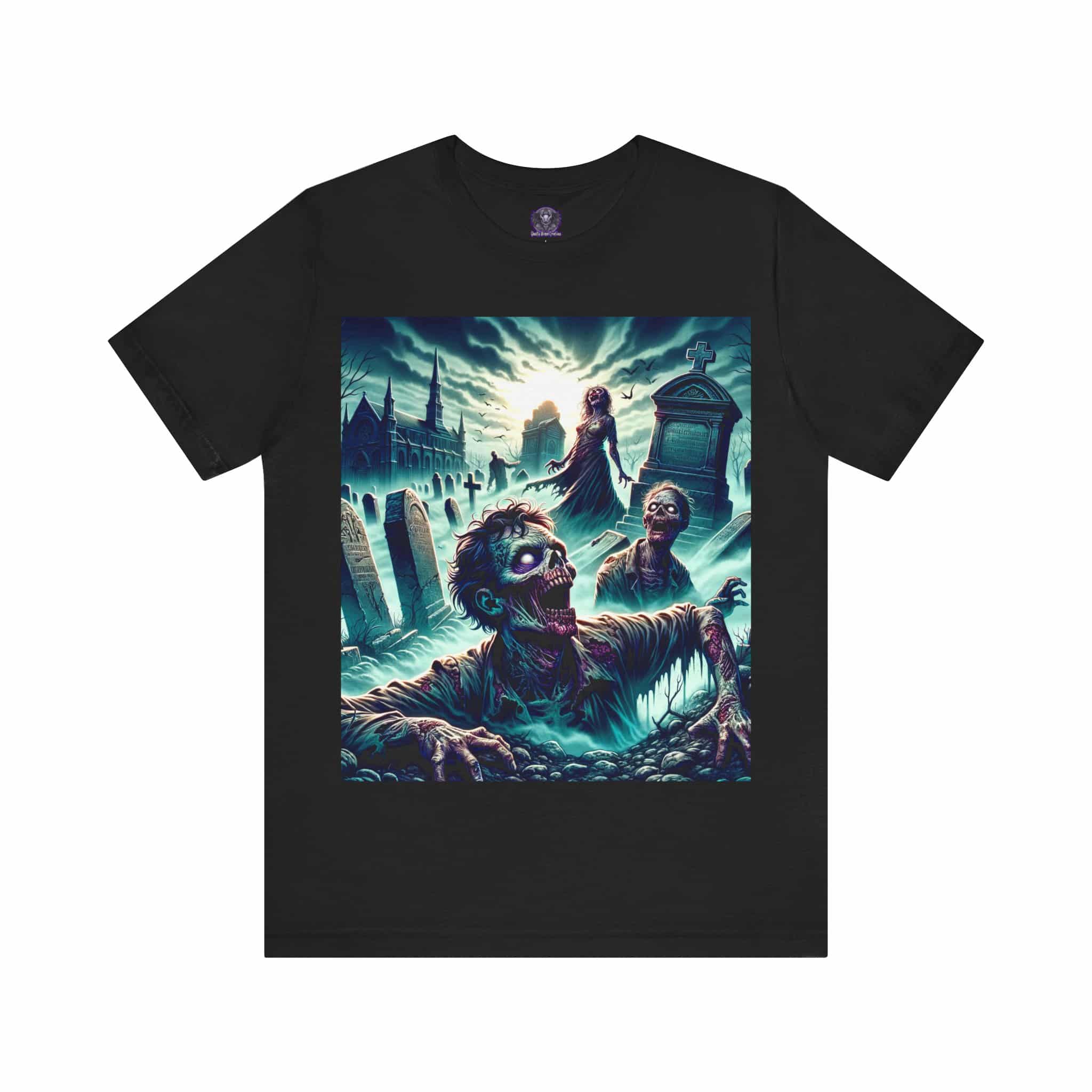 Zombies Emerge #DZ-003 Unisex Jersey Short Sleeve Tee - Image 6