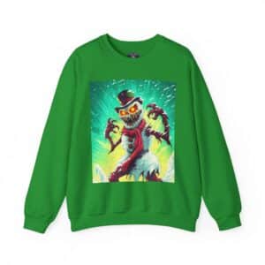 Sadistic Snowman Pop 60’s Art Style Unisex Heavy Blend™ Crewneck Sweatshirt