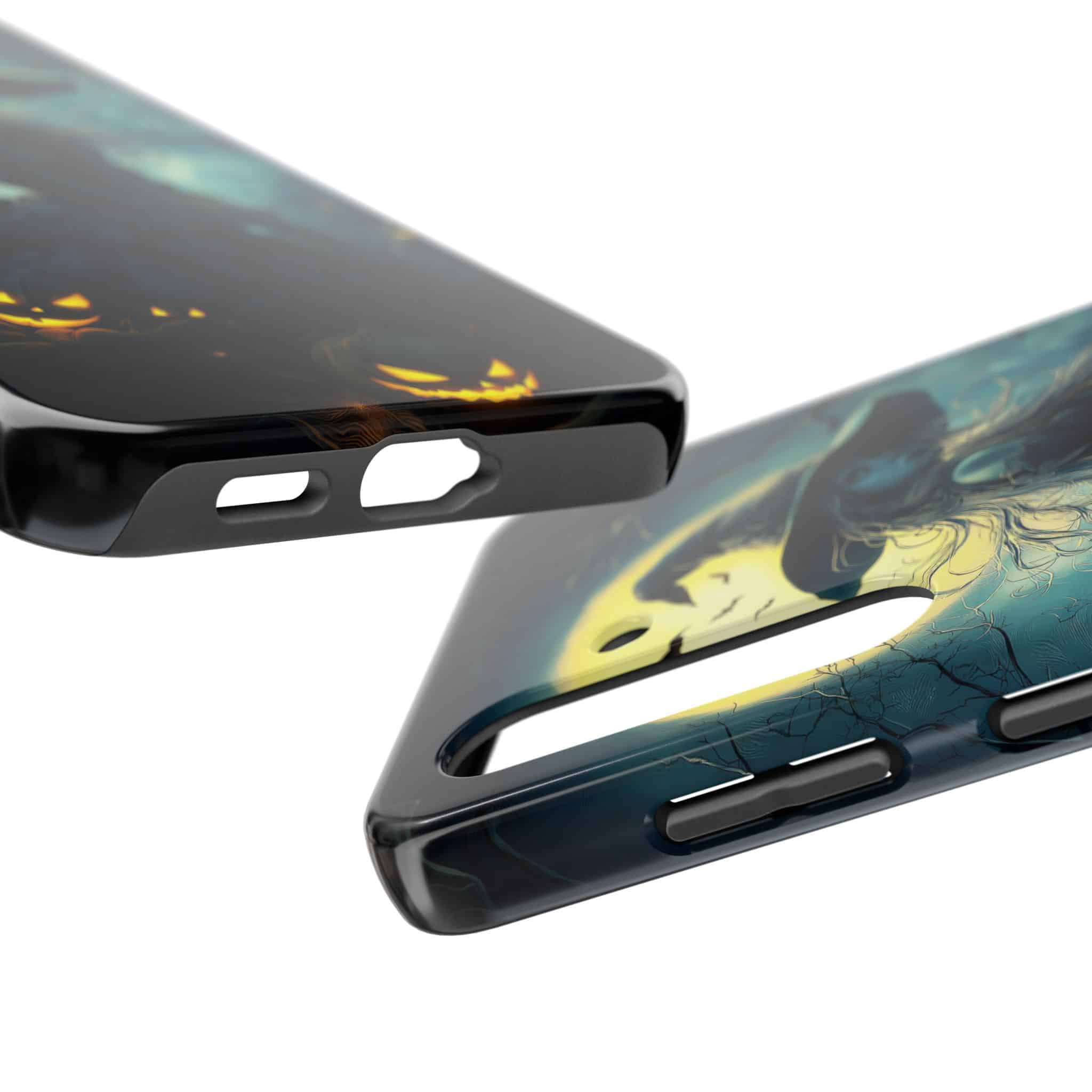 Witch With Black Cat By Moonlight #MJ-W001 Samsung S21, S22, S23, & S24 Tough Phone Cases - Image 3