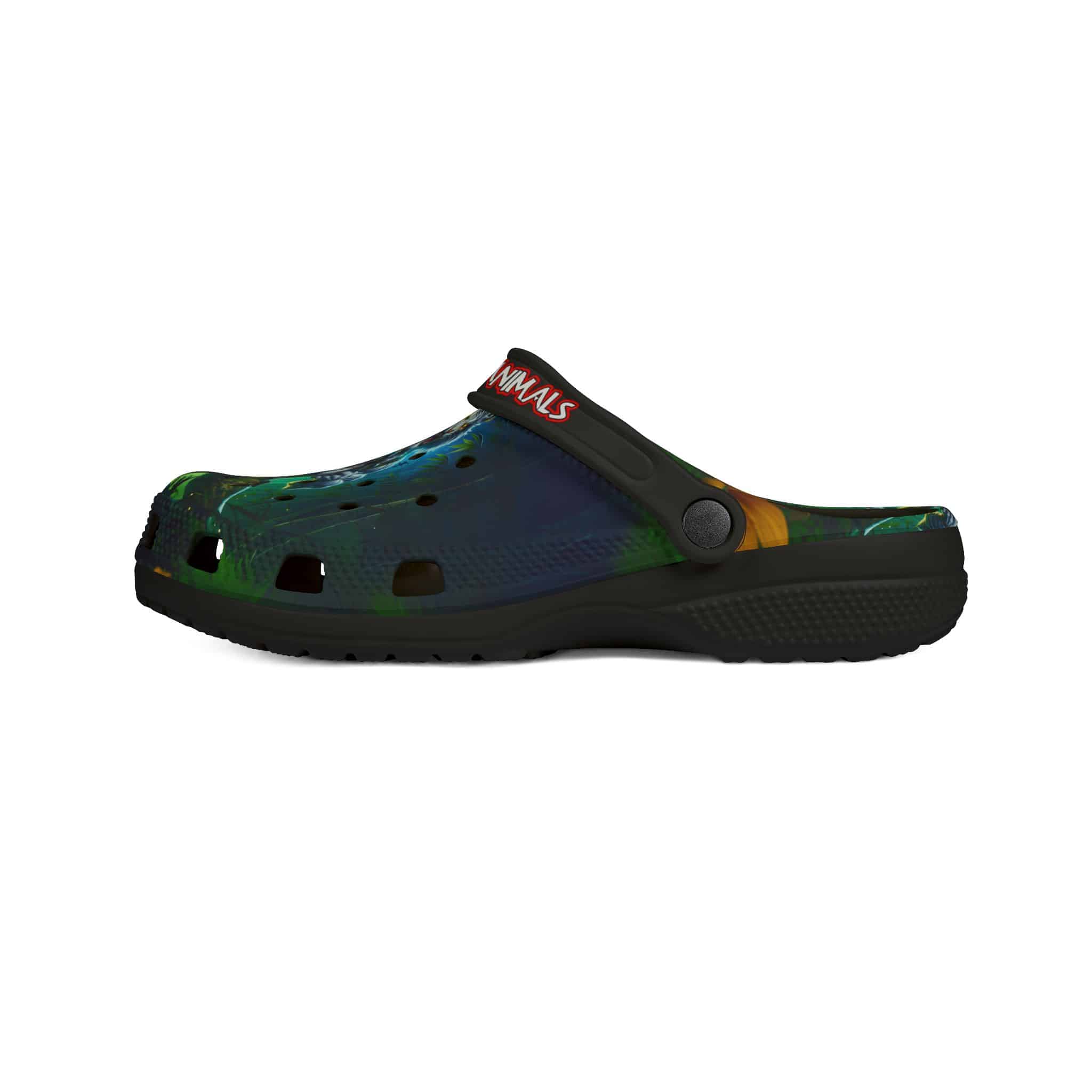 Clog Shoes - Arm The Animals: Commando Tiger #AA-D-WT003 Design - Image 5