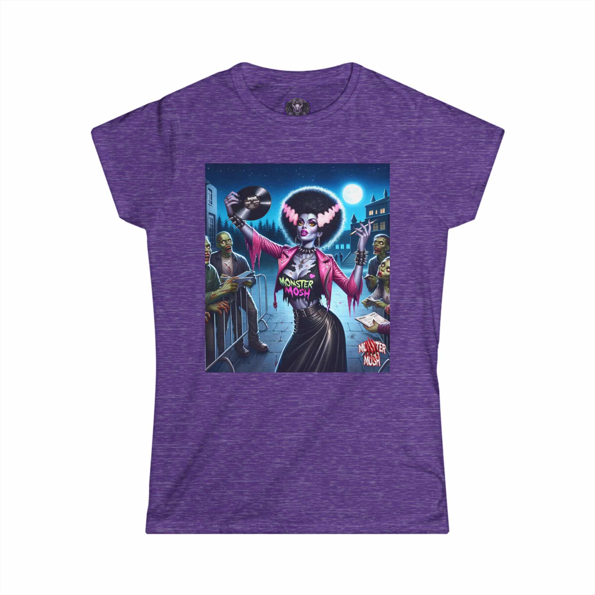 Monster Mosh 2024 Tour Lily Singer MM-D011 Women's Softstyle Tee - Image 34