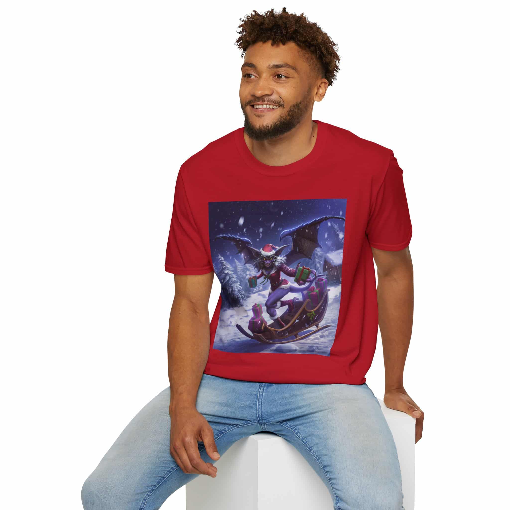 Gift Giving Gremlin Elf I Unisex T-Shirt Christmas - Image 74