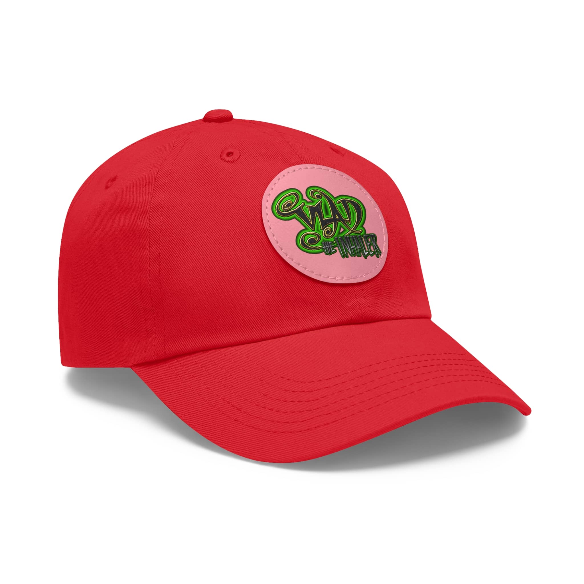 Vlad The Inhaler Band Artistic Round Leather Patch Dad Hat - Stylish Casual Cap - Image 57