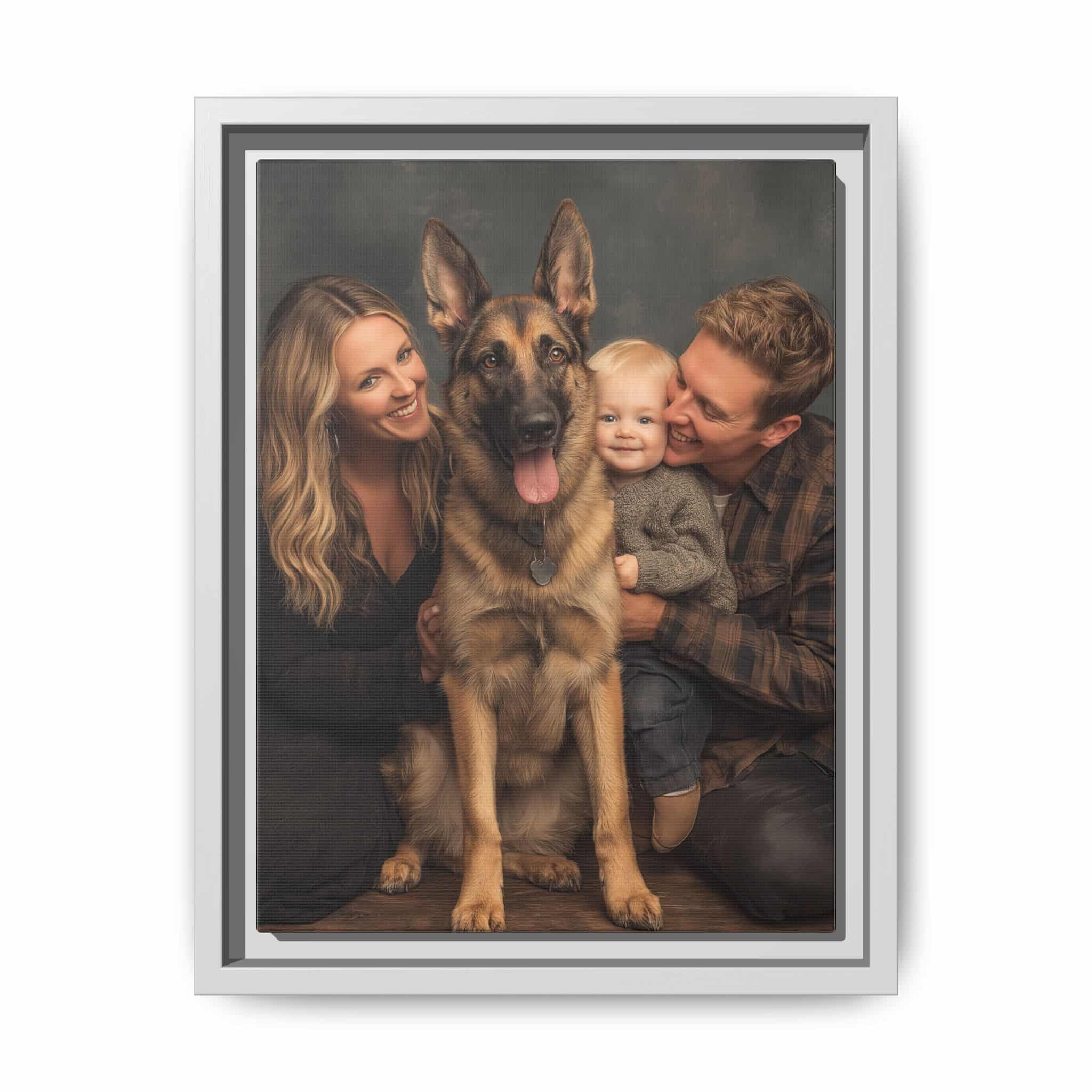 Personalized Framed Family Canvas Wall Art Vertical Multiple Sizes Available - Image 41