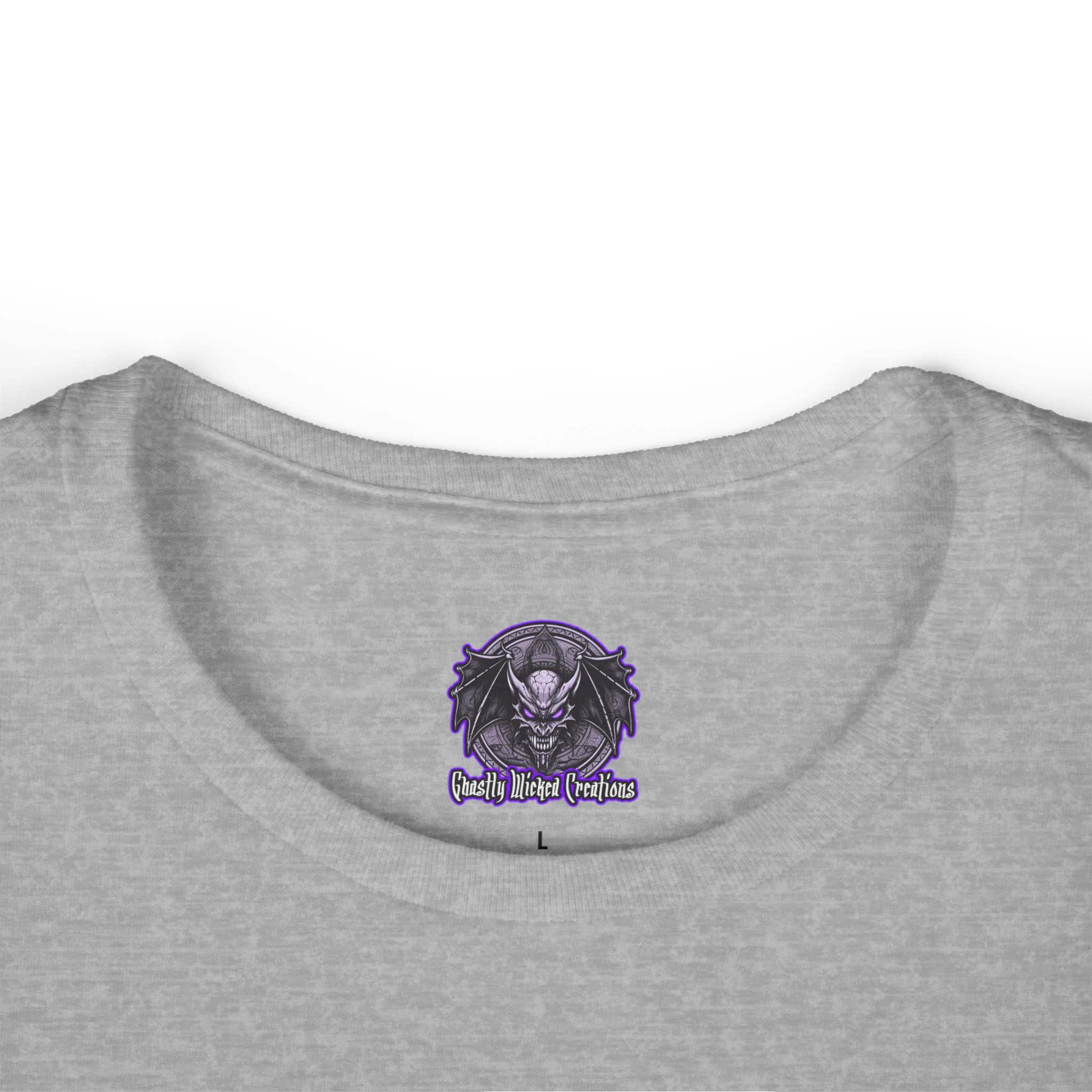 Monster Mosh Undead Angels Bat Keyboardist MM-D-UA-L01 Women's Softstyle Tee - Image 12
