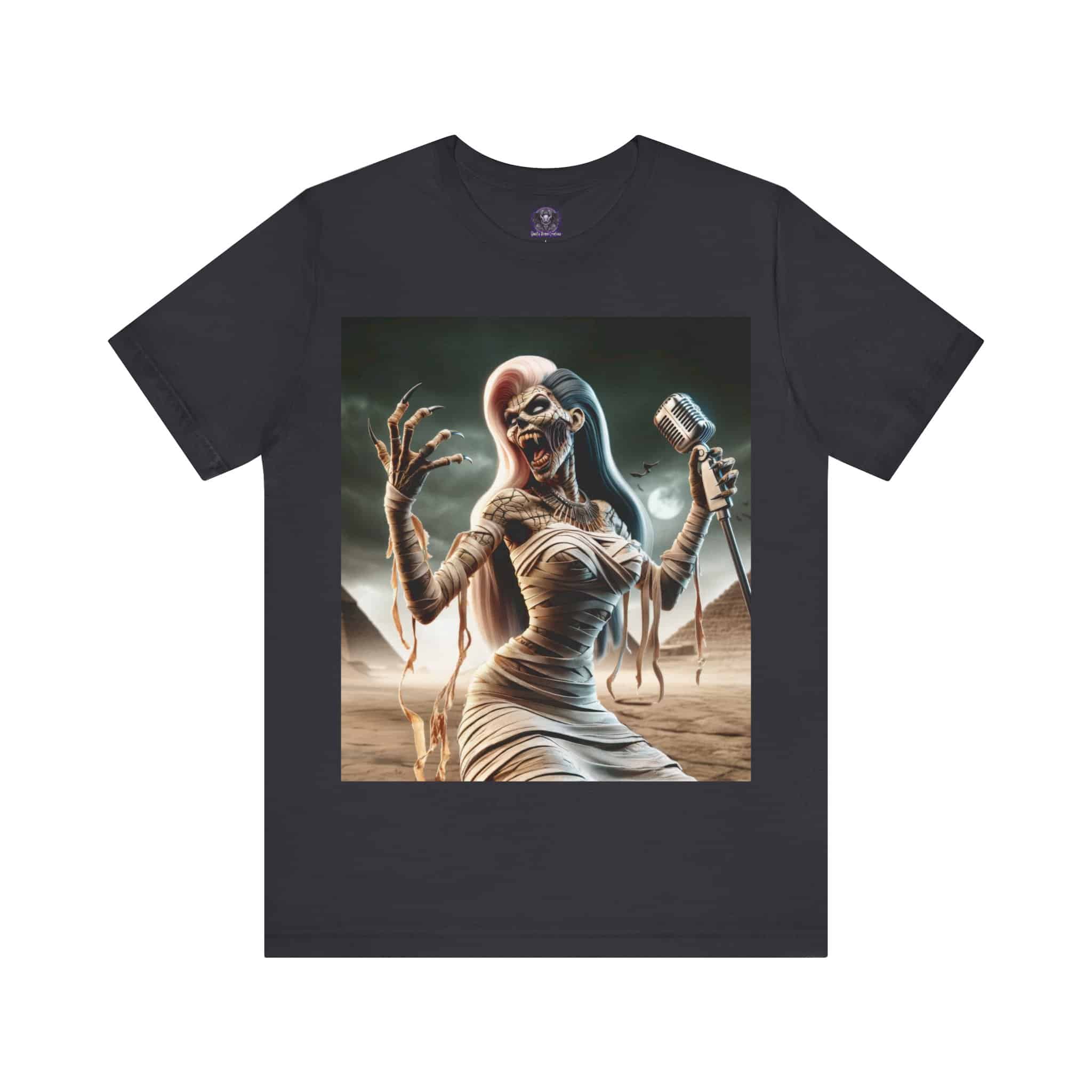 Monster Mosh 2024 Tour Mummy Goddess Singer #MM-D-MG03 Unisex Jersey Short Sleeve Tee - Image 6