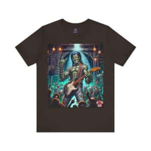 Monster Mosh 2024 Tour Frankie On Guitar MM-D002 Unisex Jersey Short Sleeve Tee
