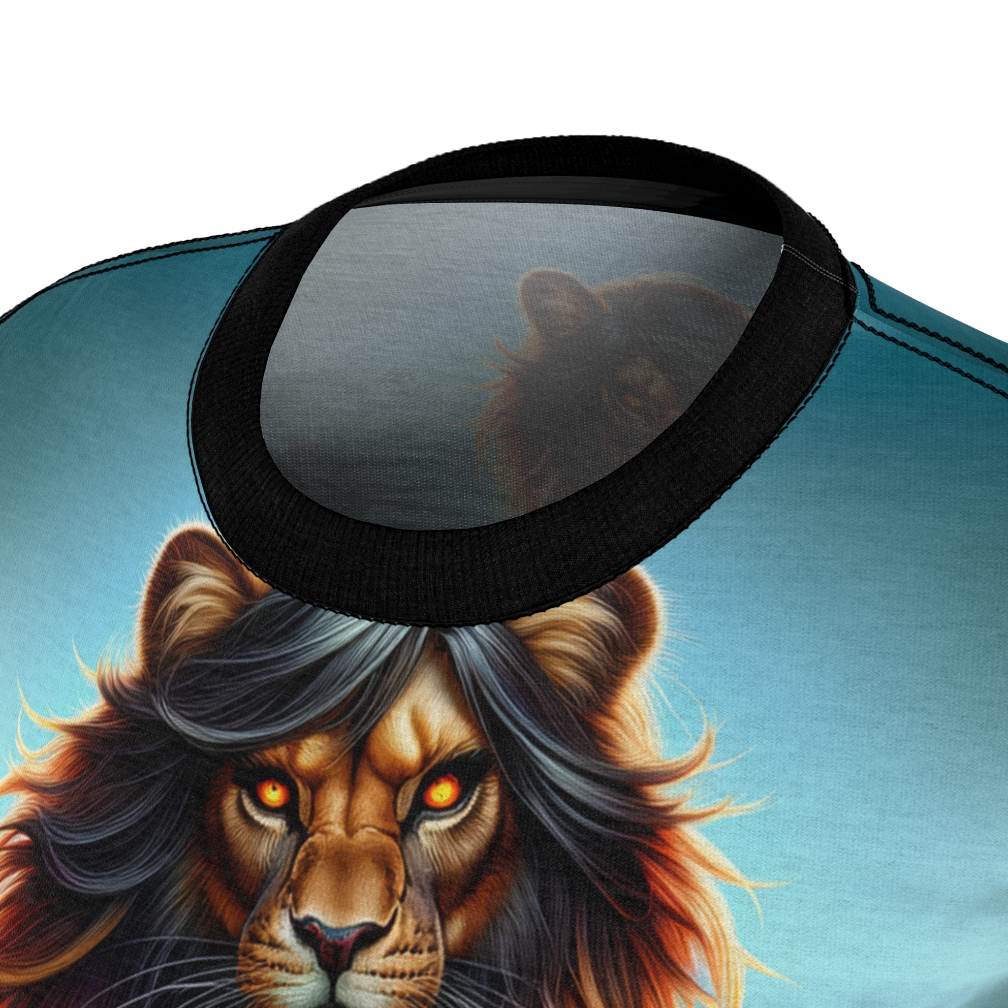 Arm The Animals: Commando Lioness #AA-D-Lis001 Women's Cut & Sew Tee (AOP) - Image 6