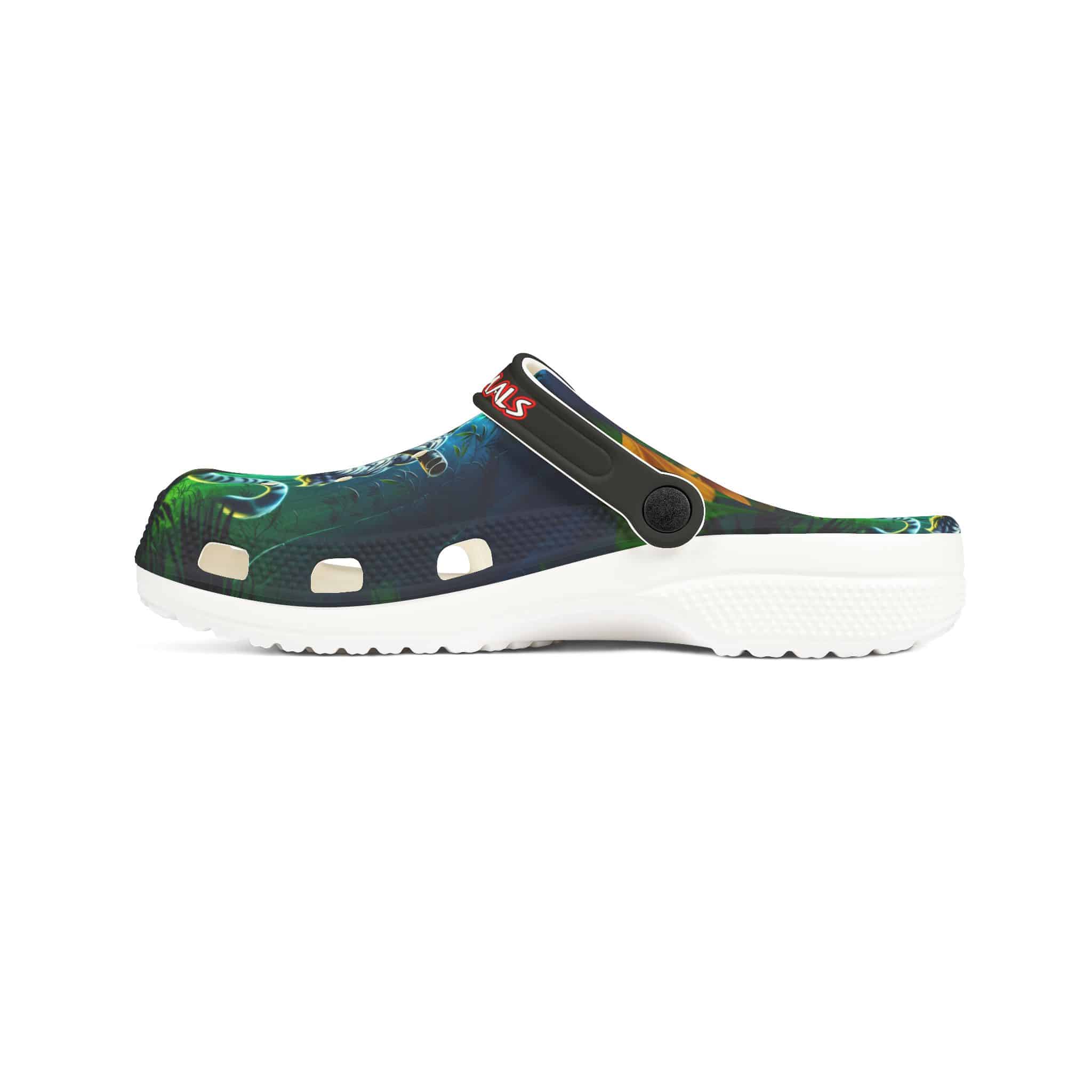Clog Shoes - Arm The Animals: Commando Tiger #AA-D-WT003 Design - Image 14