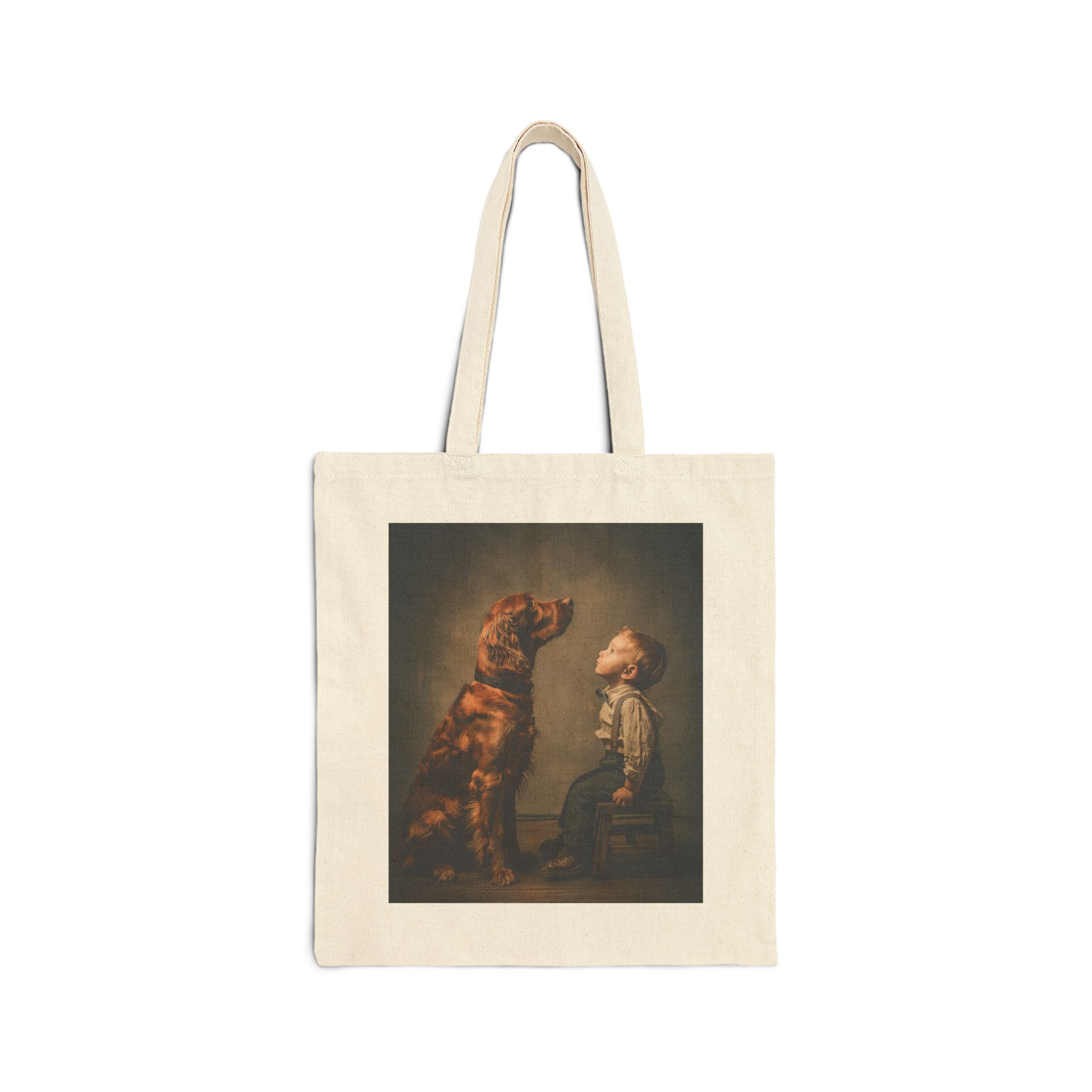 Personalized Cotton Canvas Tote Bag — Vintage Art Print Tote - Image 5