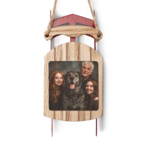 Personalized Sled Ornaments