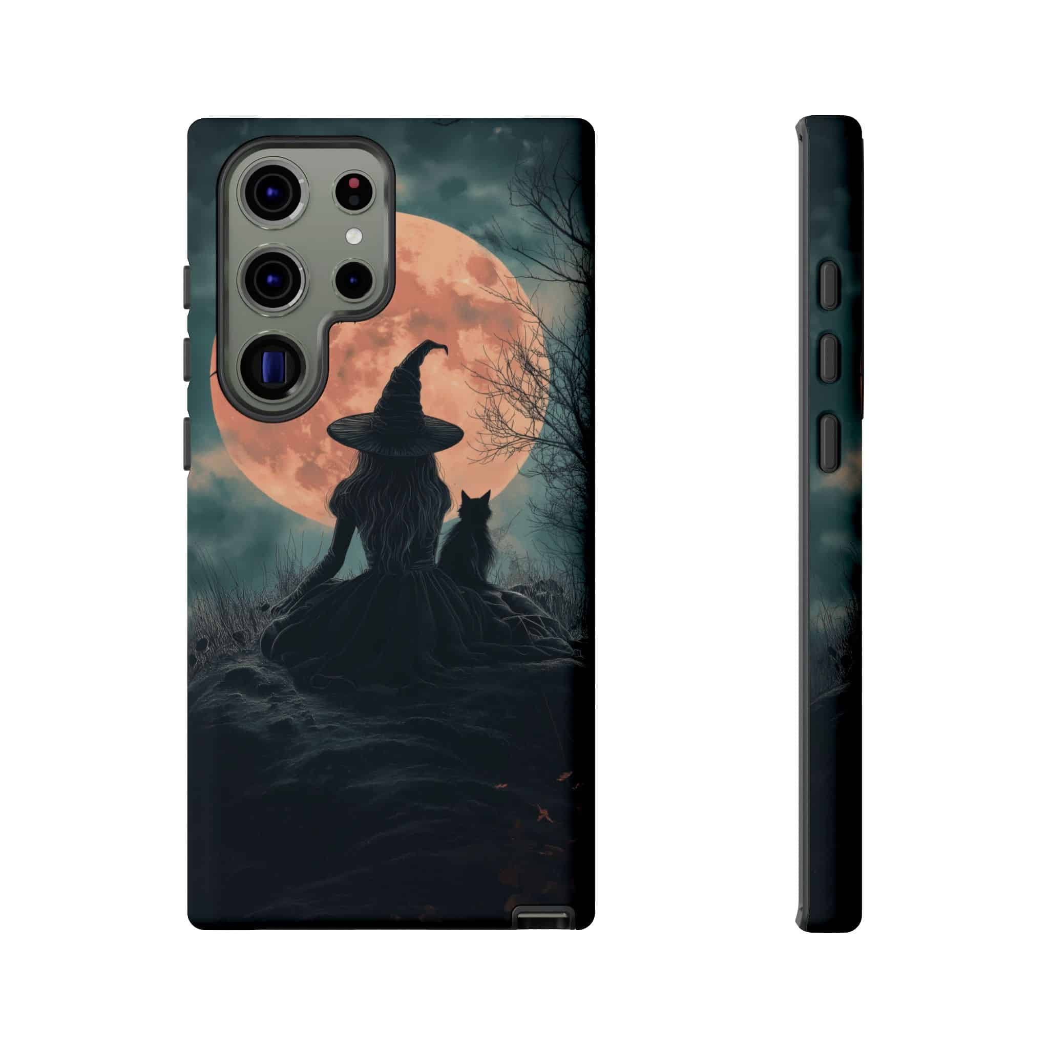 Witch With Black Cat By Moonlight #MJ-W004 Samsung S21, S22, S23, S24 Plus & Ultra Tough Cases - Image 33