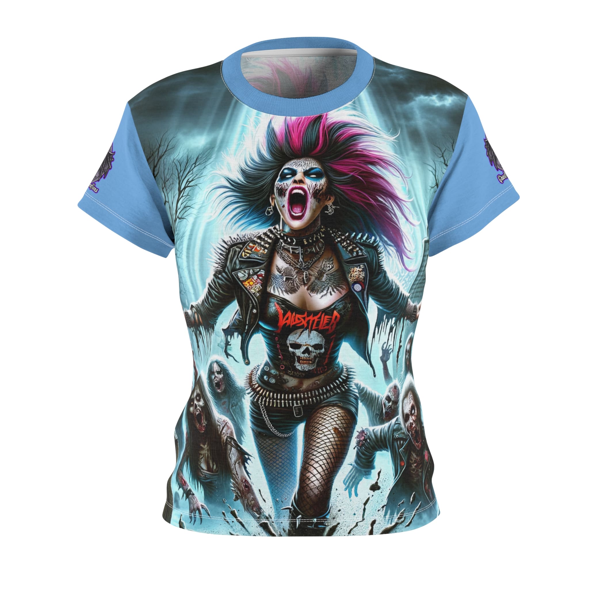 Zombies Emerge #DZ-004 Women's Cut & Sew Tee (AOP)