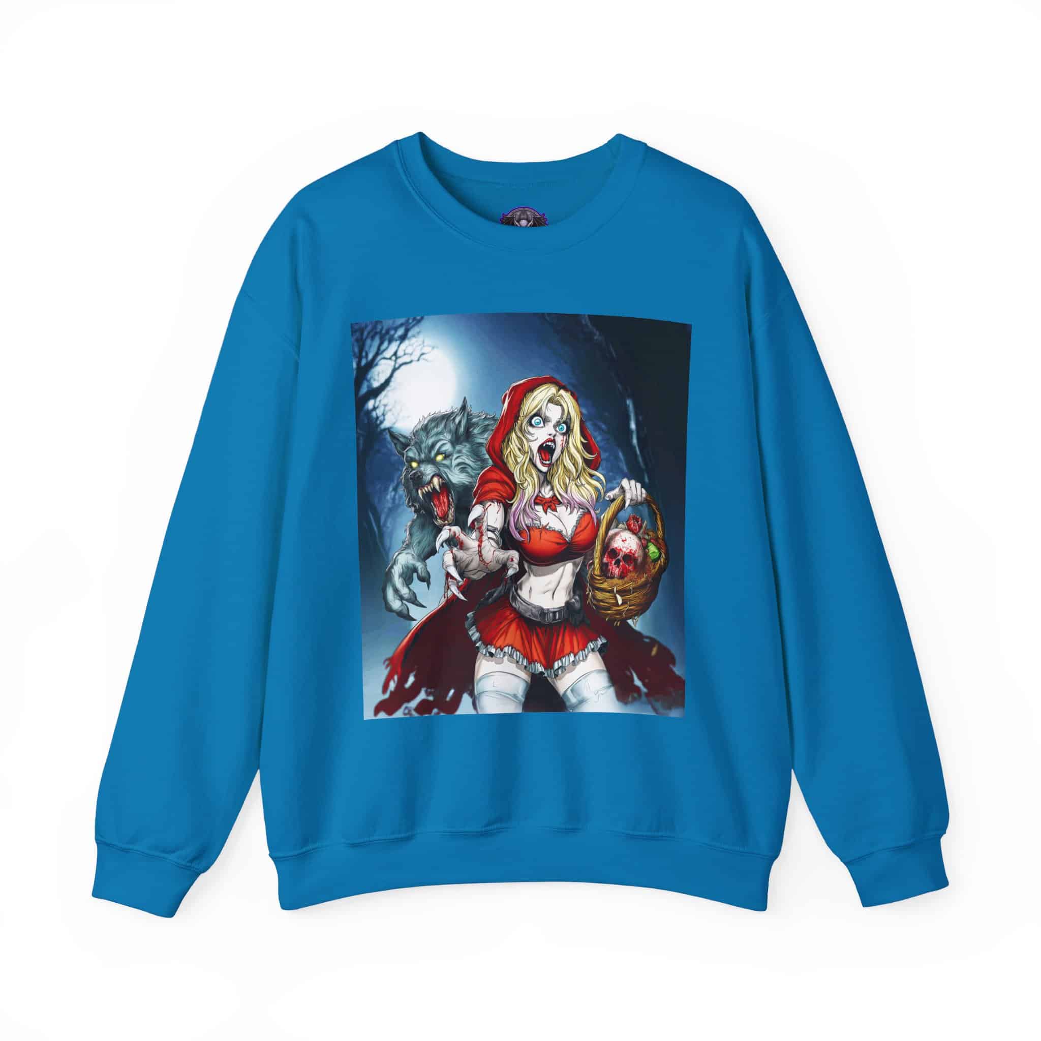 Vampire Red Riding Hood By Ghastly Wicked Tales 2025-01 Unisex Heavy Blend™ Crewneck Sweatshirt - Image 37