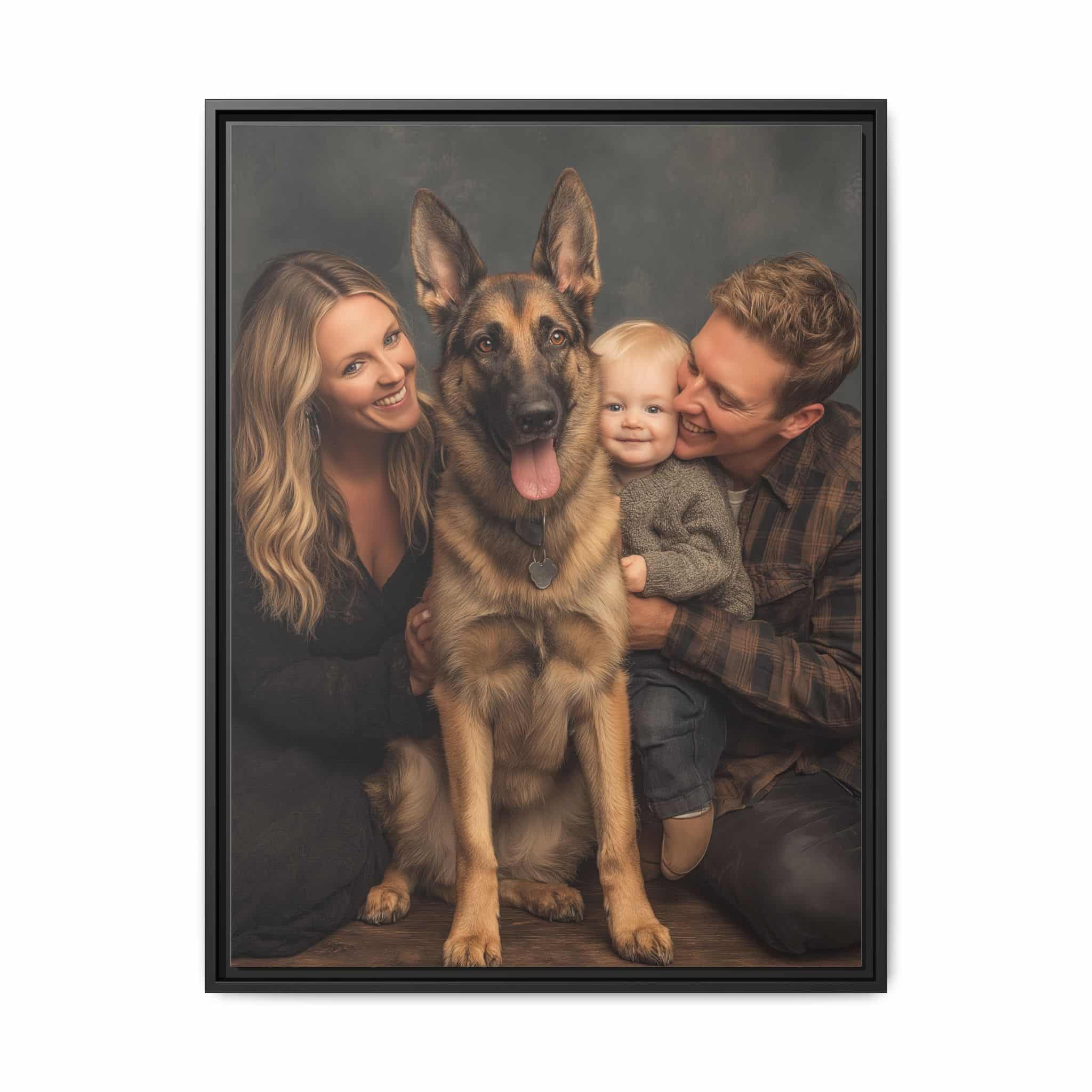 Personalized Framed Family Canvas Wall Art Vertical Multiple Sizes Available - Image 25