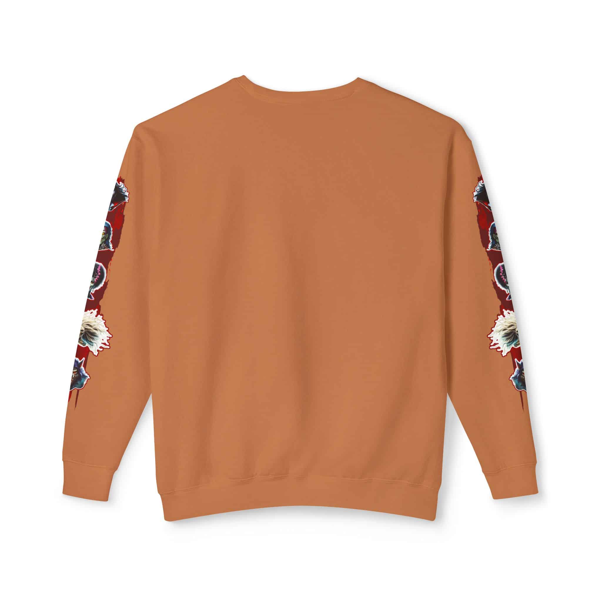 Monster Mosh 2024 Tour Drac on Guitar MM-D001 Deluxe Unisex Lightweight Crewneck Sweatshirt - Image 26