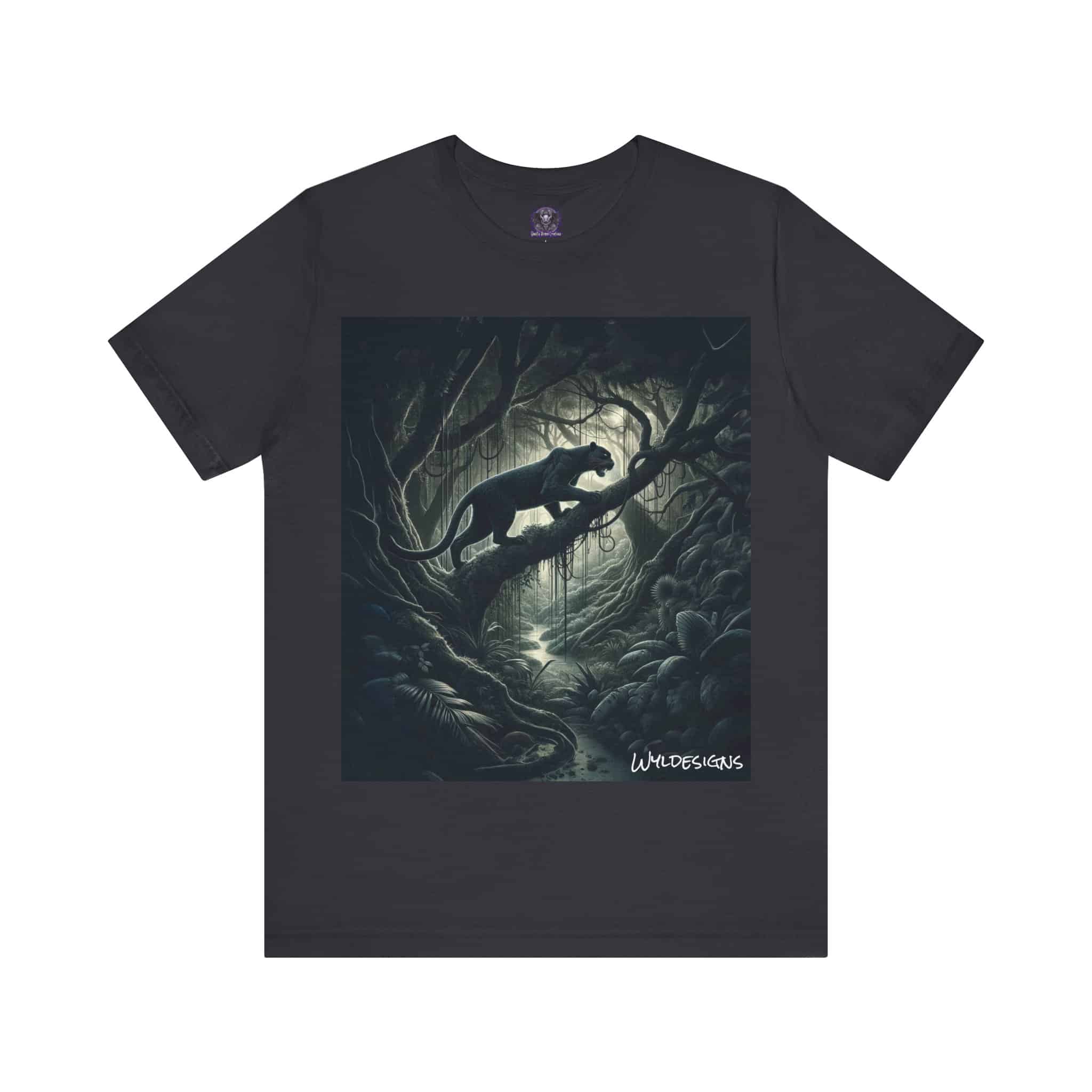 Black Panther WD-D002 By Wyldesigns Unisex Jersey Short Sleeve Tee - Image 13