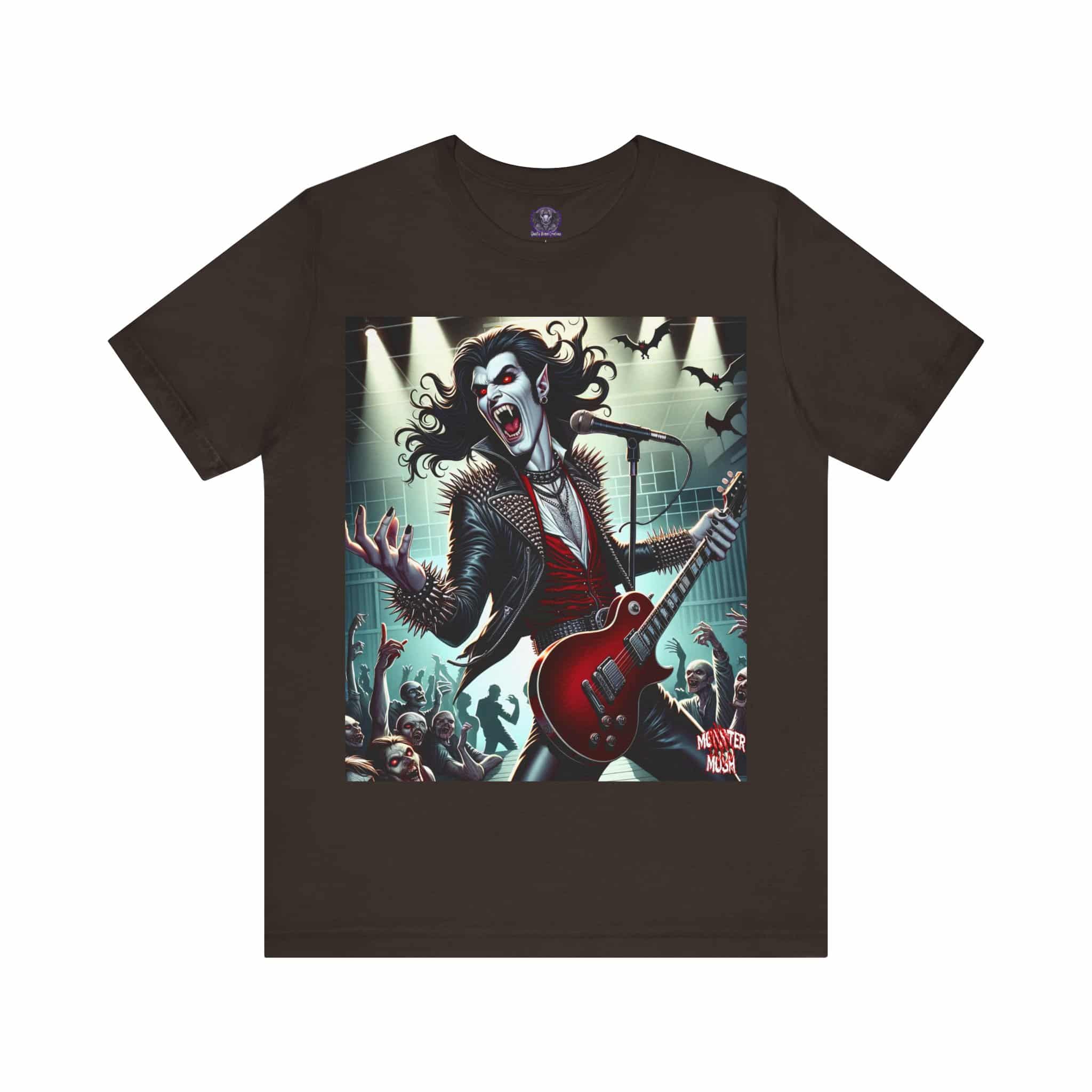 Monster Mosh 2024 Tour Drac On Guitar MM-D009 Jersey Short Sleeve Tee