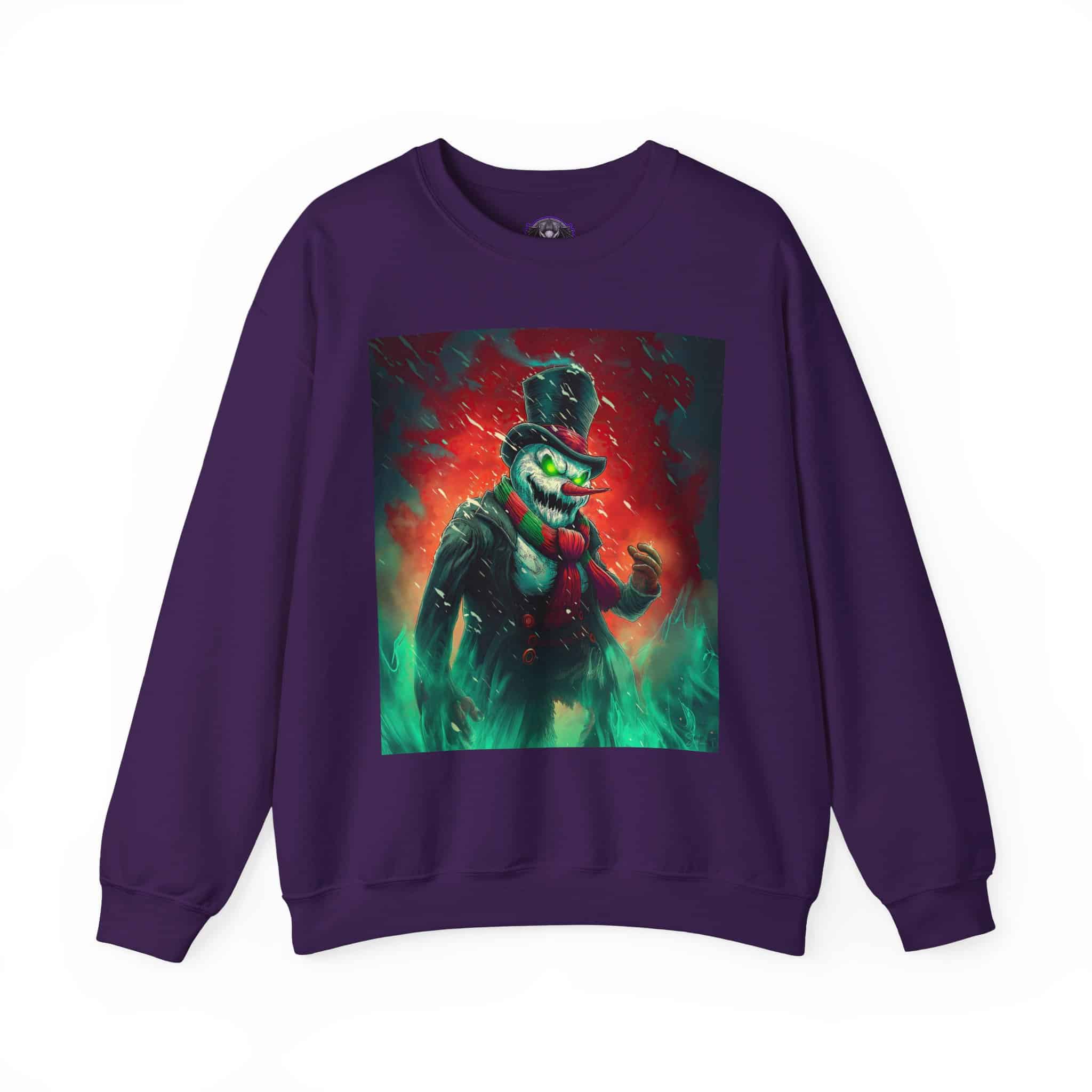 Sadistic Snowman II Unisex Heavy Blend™ Crewneck Sweatshirt Christmas - Image 40