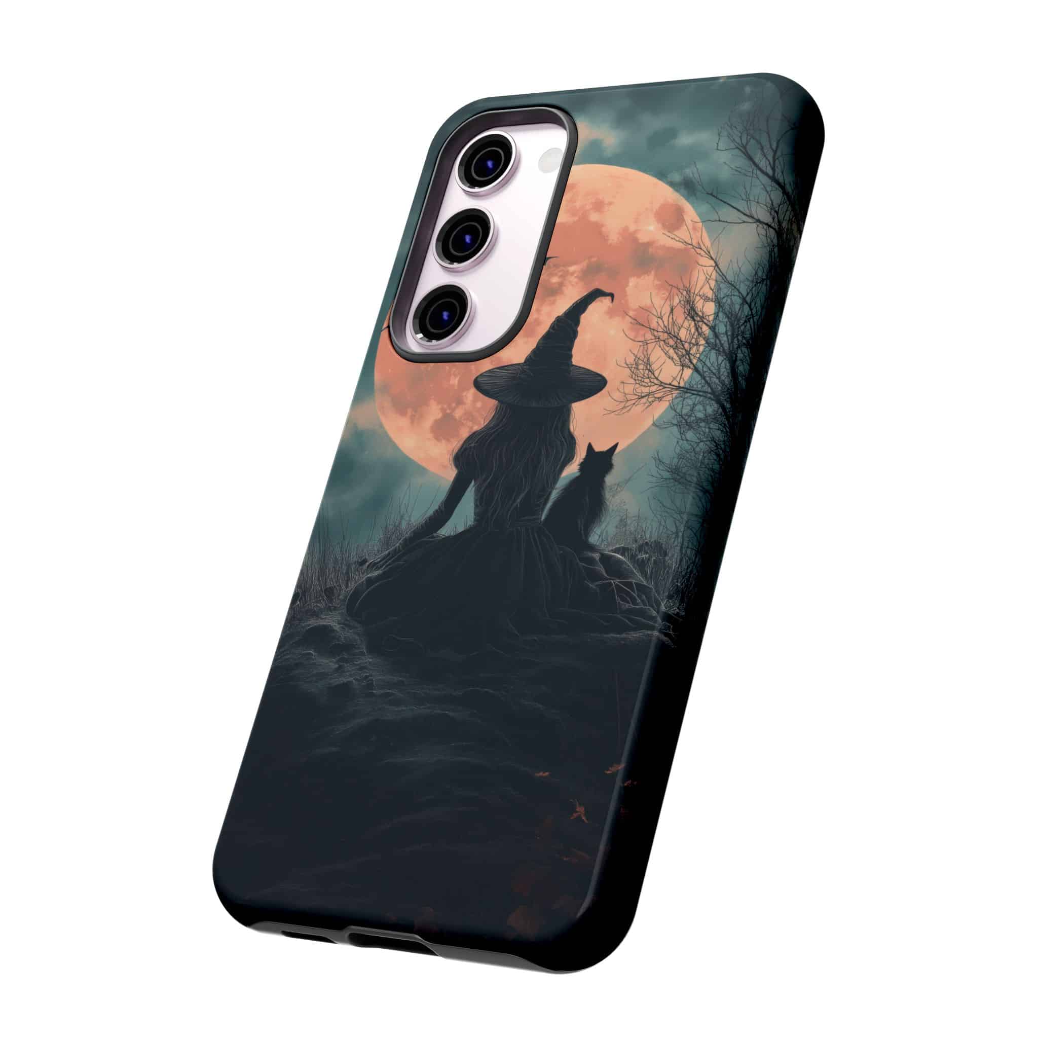 Witch With Black Cat By Moonlight #MJ-W004 Samsung S21, S22, S23, S24 Plus & Ultra Tough Cases - Image 22