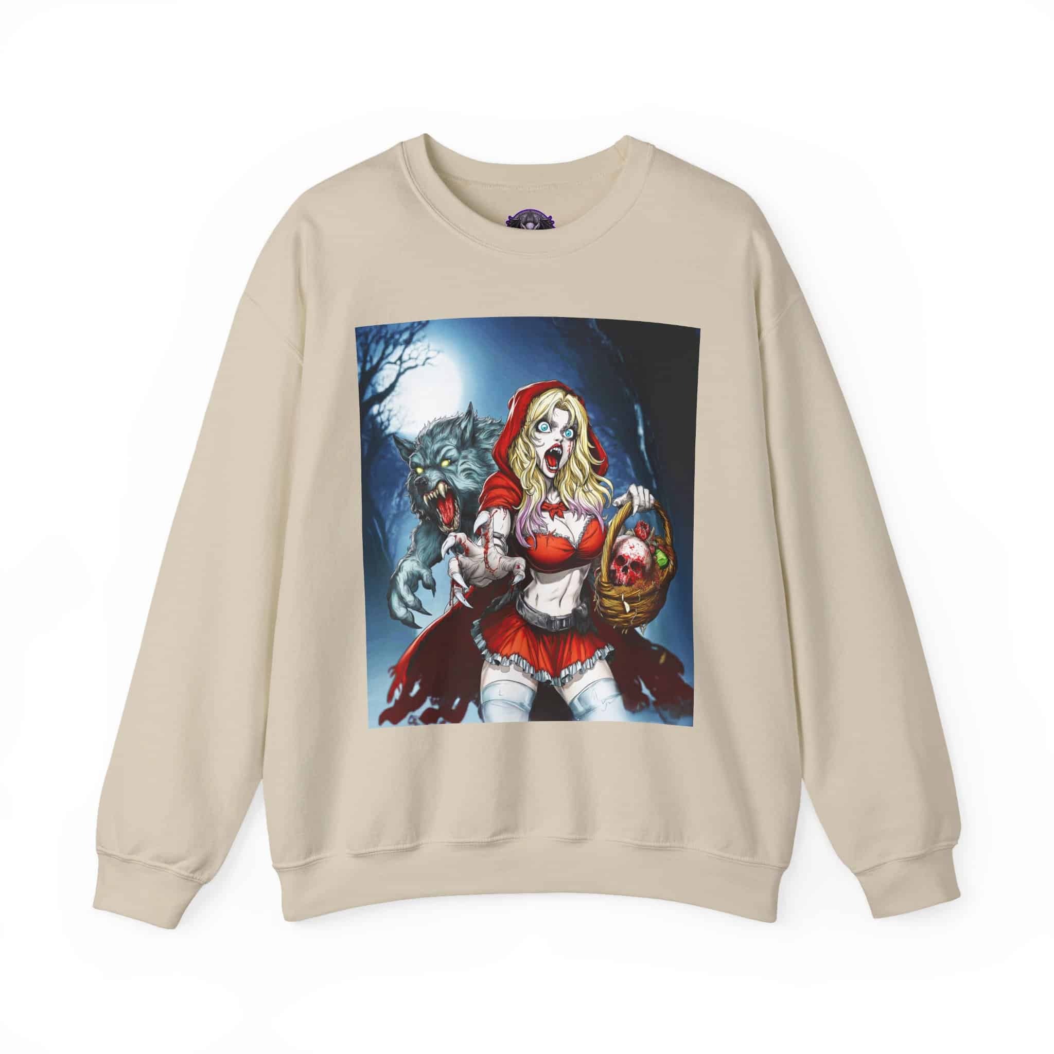 Vampire Red Riding Hood By Ghastly Wicked Tales 2025-01 Unisex Heavy Blend™ Crewneck Sweatshirt - Image 13