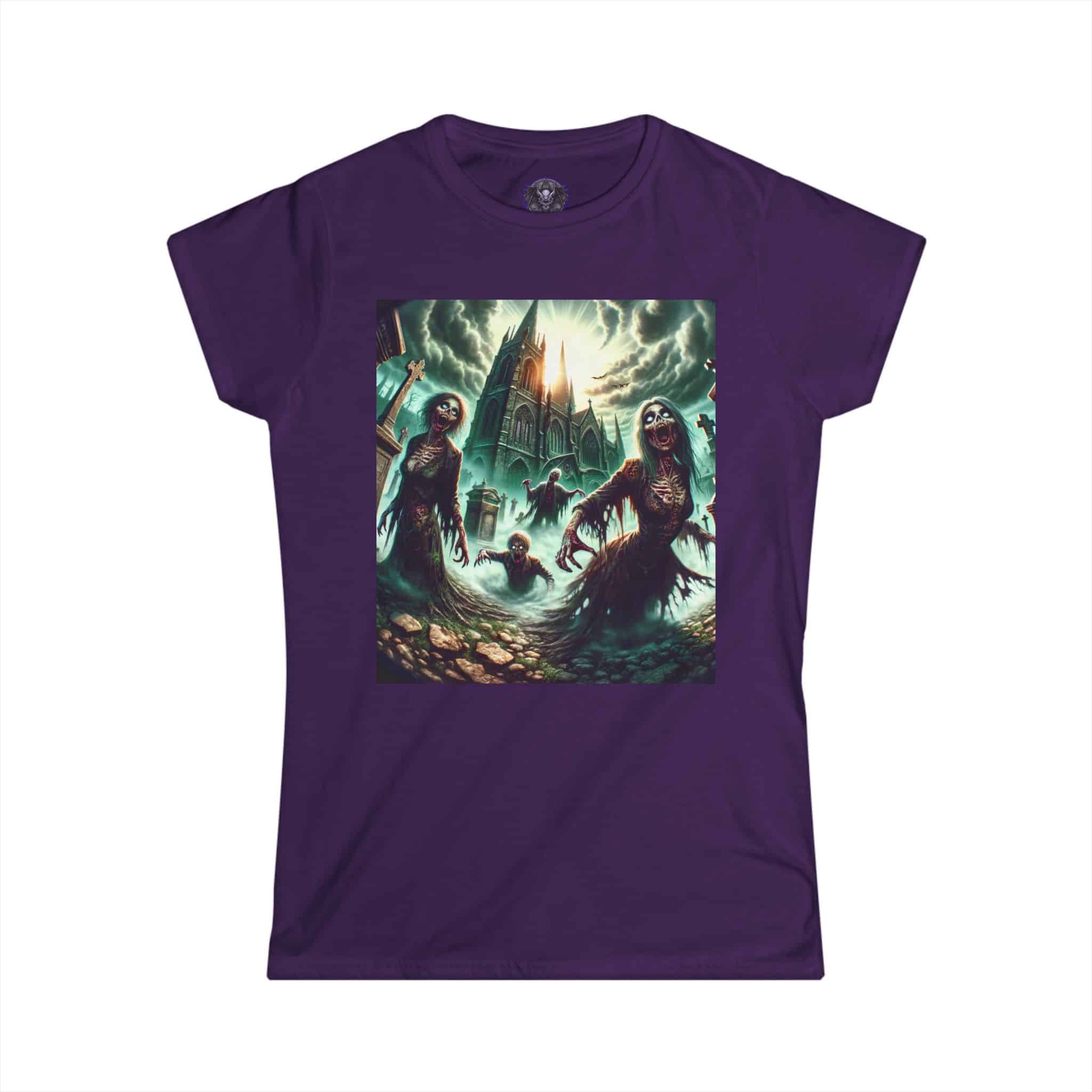 Zombies Emerge #DZ-002 Women's Softstyle Tee - Image 34