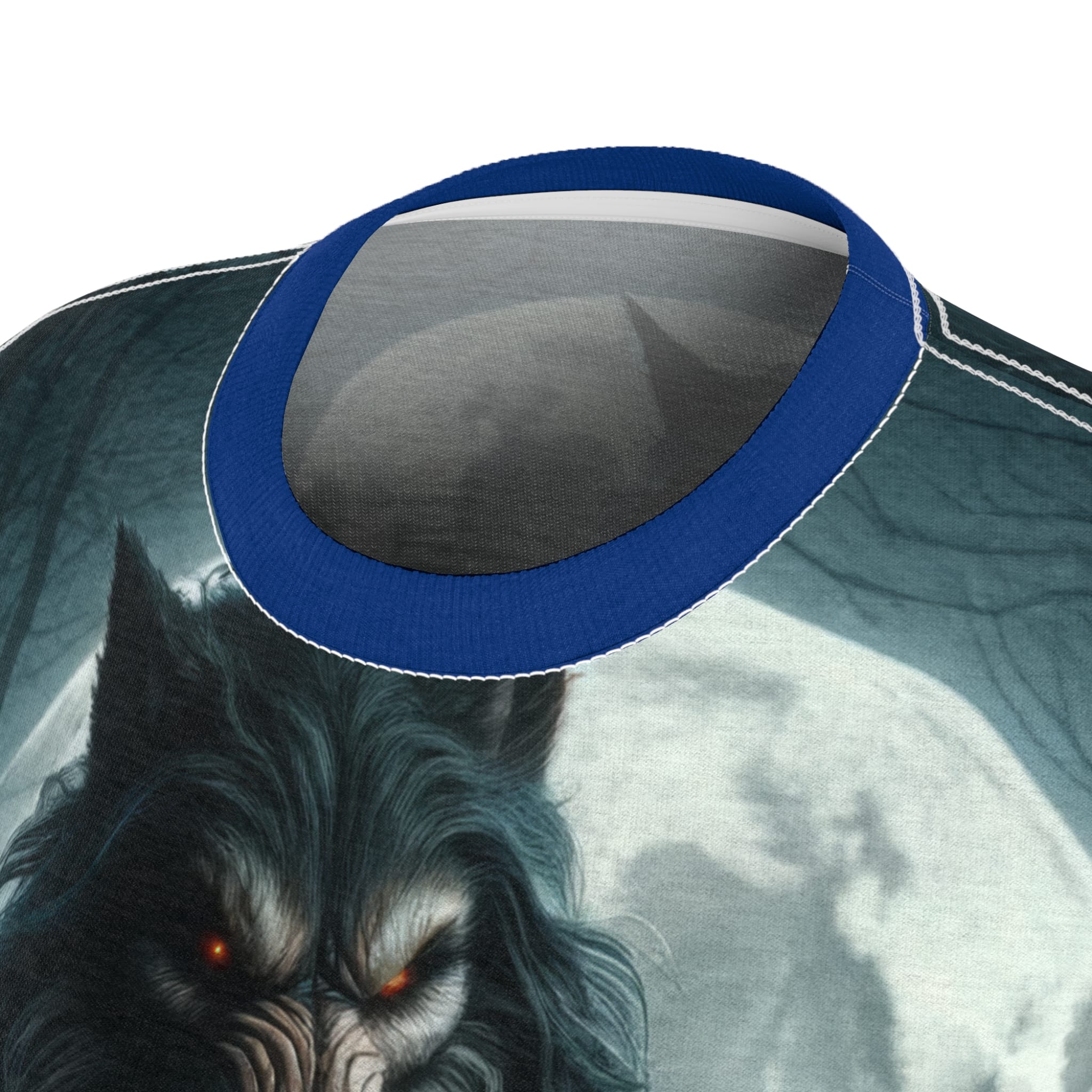 She-Werewolf Full Moon #ML-D-WW01 Women's Cut & Sew Tee (AOP) - Image 12
