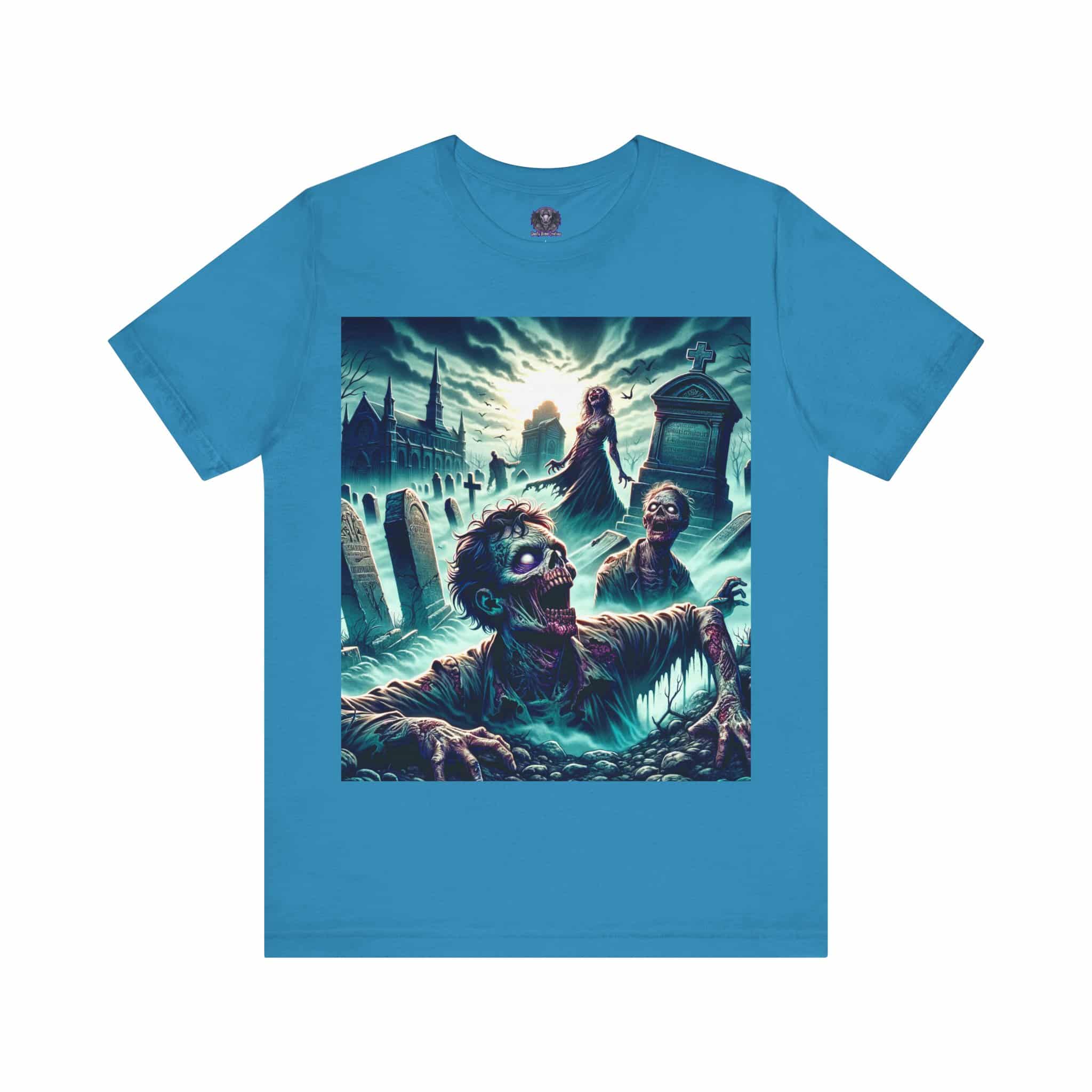 Zombies Emerge #DZ-003 Unisex Jersey Short Sleeve Tee - Image 57