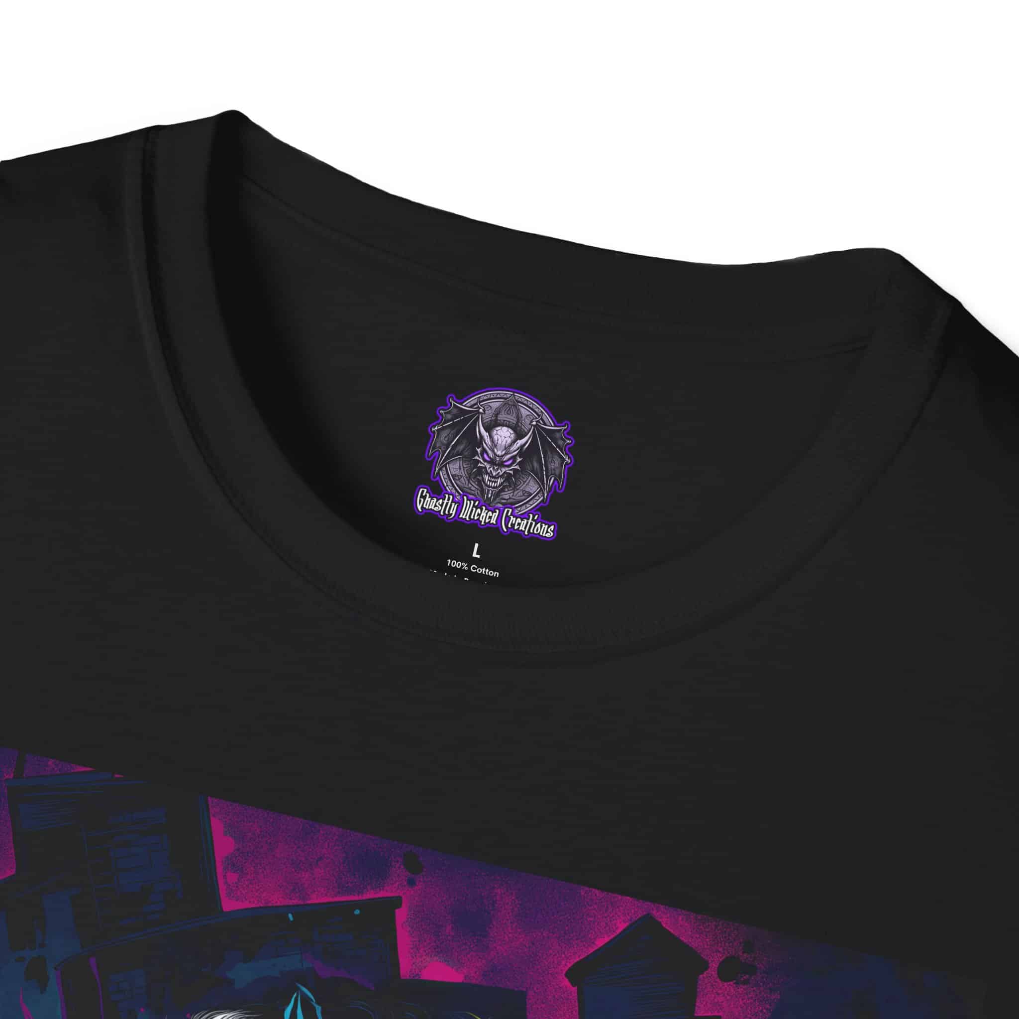 Bride of Frankenstein Pop Art 60's Style Unisex T-Shirt - Image 11