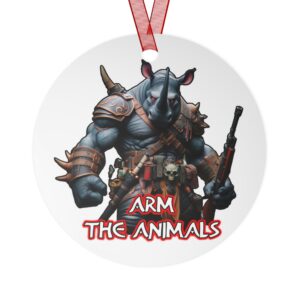 Arm The Animals Logo Metal Ornaments