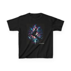 Cosmic Black Panther WD-D009 By Wyldesigns Kids Heavy Cotton™ Tee