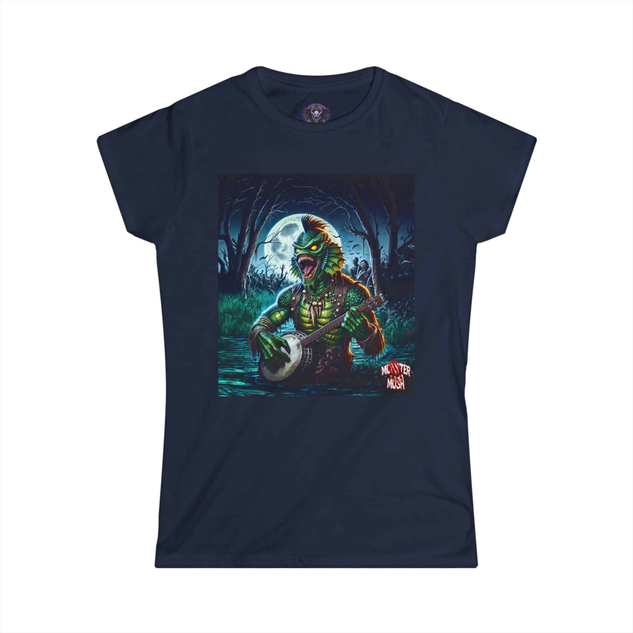 Monster Mosh 2024 Tour Gill On Banjo MM-D005 Women's Softstyle Tee - Image 10