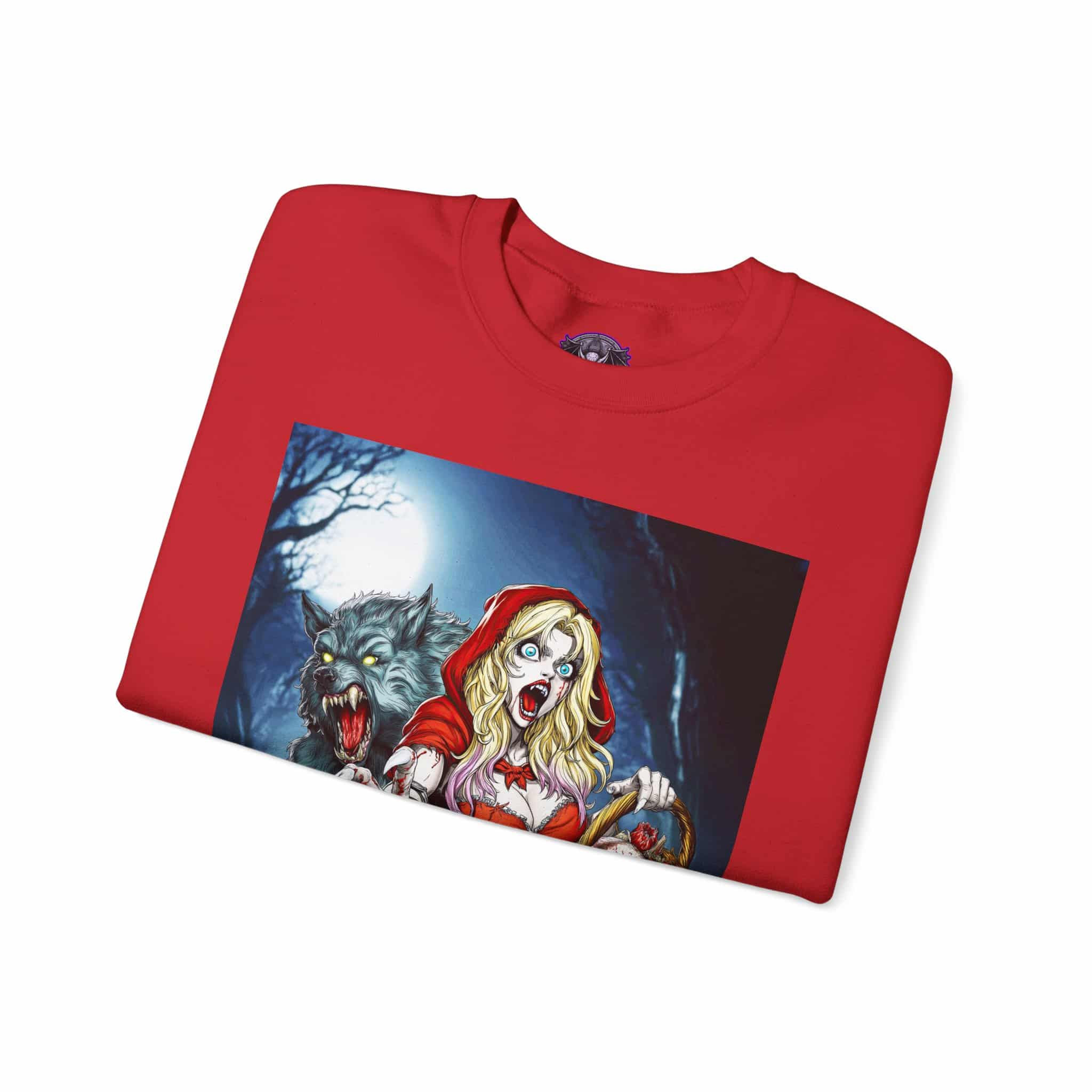 Vampire Red Riding Hood By Ghastly Wicked Tales 2025-01 Unisex Heavy Blend™ Crewneck Sweatshirt - Image 59