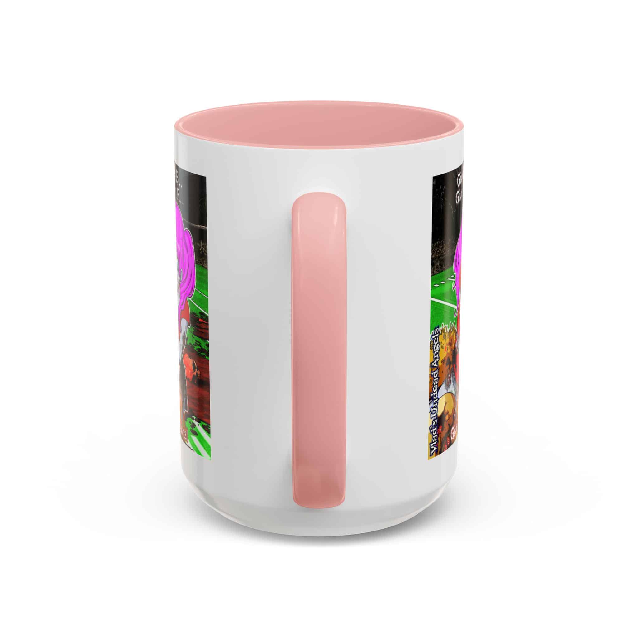 Buffy Undead Angel Zombie Cheerleader C1 PH – Classic Art w/Text Accent Coffee Mug (11, 15oz) - Image 32